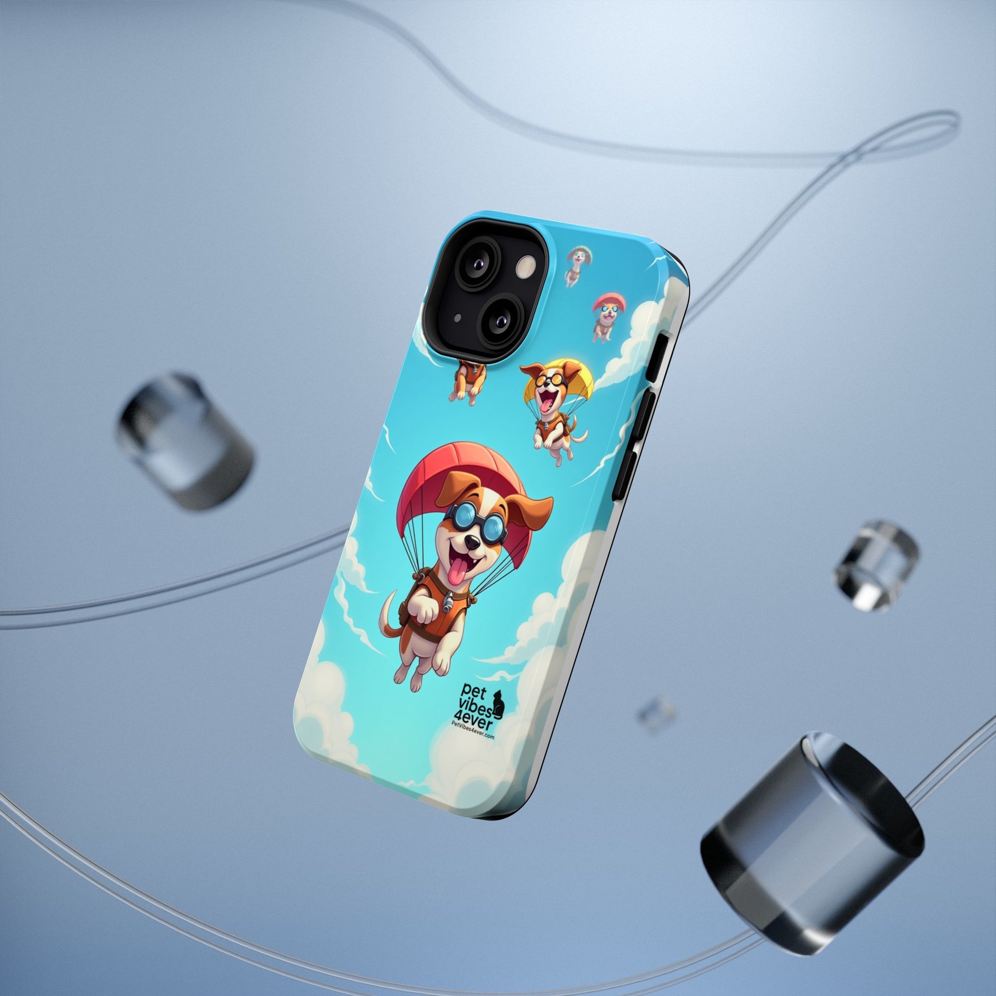 Playful Pet Vibes iPhone Case | Impact-Resistant Dog Design, Gifts for Dog Lovers, Cute Phone Accessory, Fun Pet Merchandise, [...]