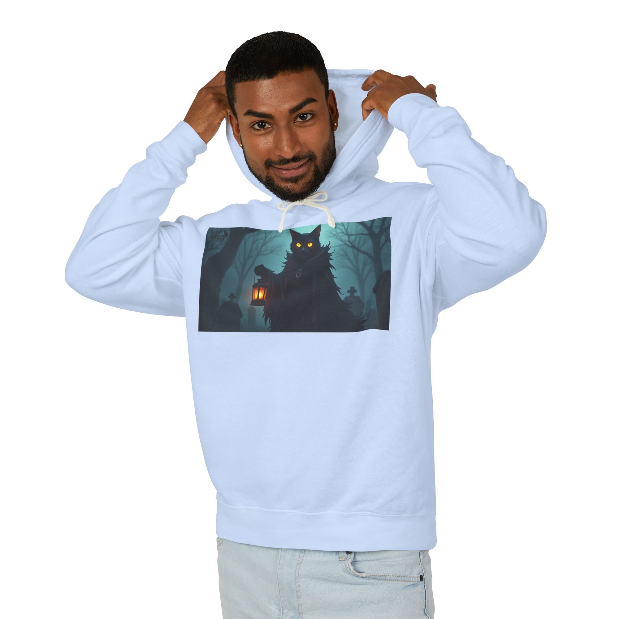 Mysterious Forest Hoodie, Cozy Lightweight Hooded Sweatshirt for Fall, Perfect for Halloween, Unisex Gift, Casual Wear, Autumn Style