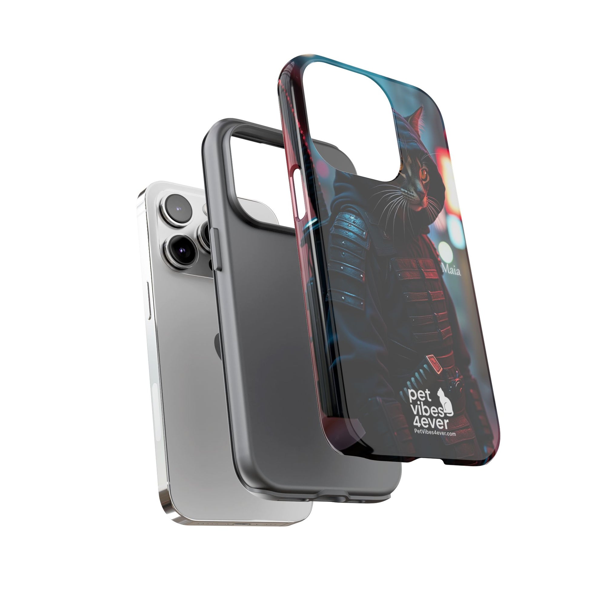 Tough Cases: Cool Cat Phone Case with 'Pet Vibes 4ever', Perfect for Cat Lovers, Unique Gift for Pet Enthusiasts, Fun Phone Accessory, [...]