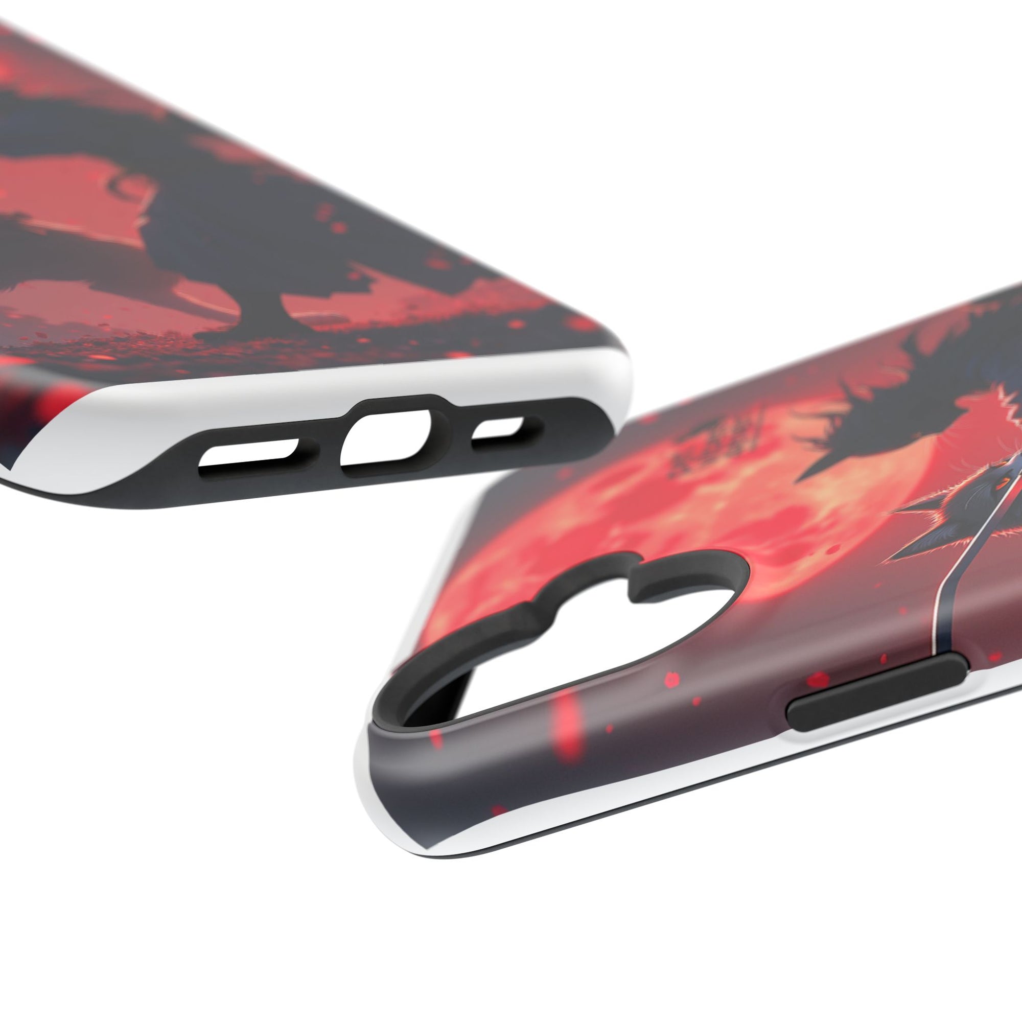 Samurai Cat Phone Case – Impact-Resistant, Pet Lovers, Cool Tech Accessories, Anime Aesthetic, Unique Gifts