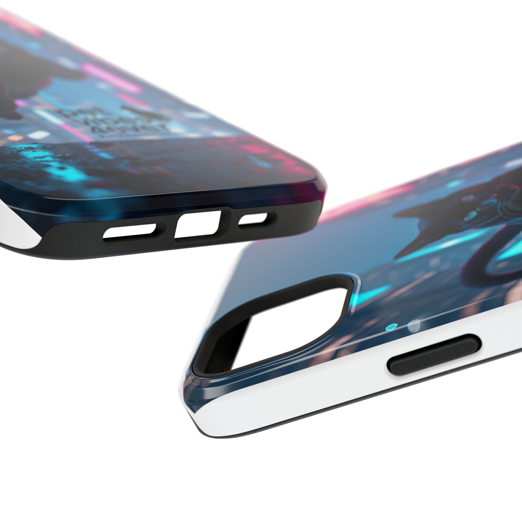 Cat-Themed Phone Case with Pet Vibes Design, Impact-Resistant Phone Case, Gift for Cat Lovers, Cute Pet Merchandise, Stylish Phone Accessory