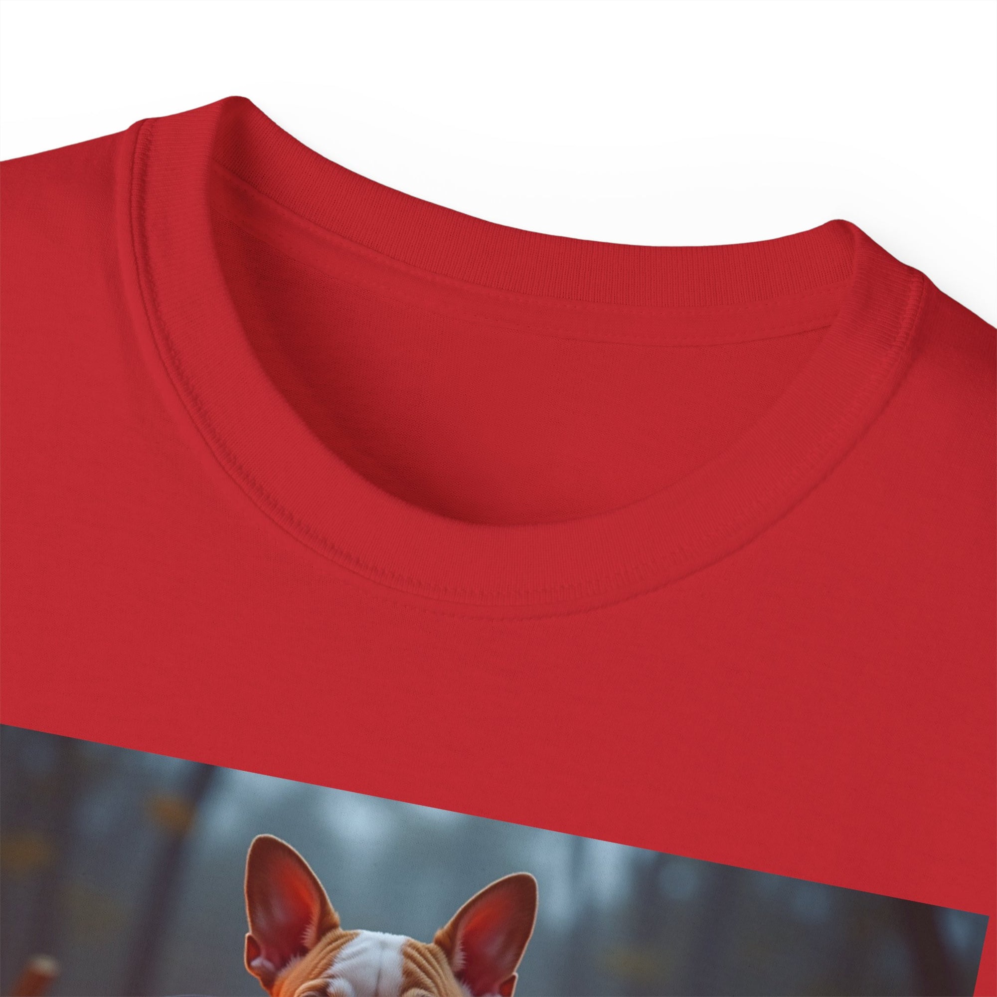 Halloween Dog Graphic Tee, Pumpkin Shirt, Fall Apparel, Casual Wear for Pet Lovers, Unisex Halloween T-Shirt