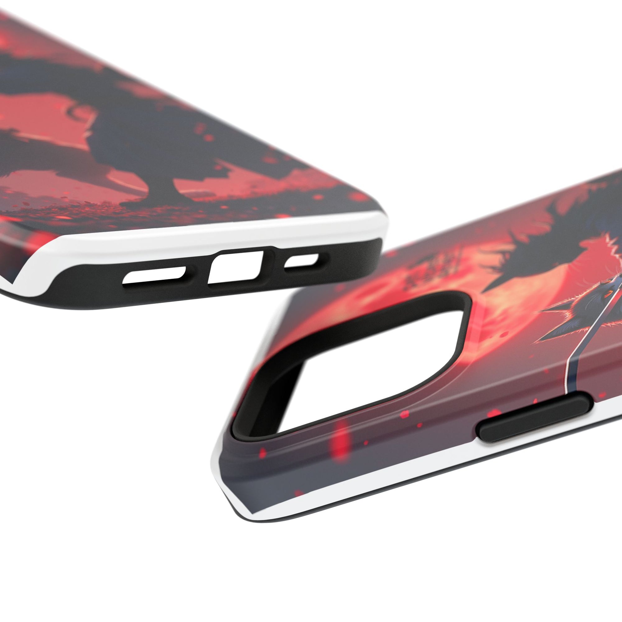 Samurai Cat Phone Case – Impact-Resistant, Pet Lovers, Cool Tech Accessories, Anime Aesthetic, Unique Gifts