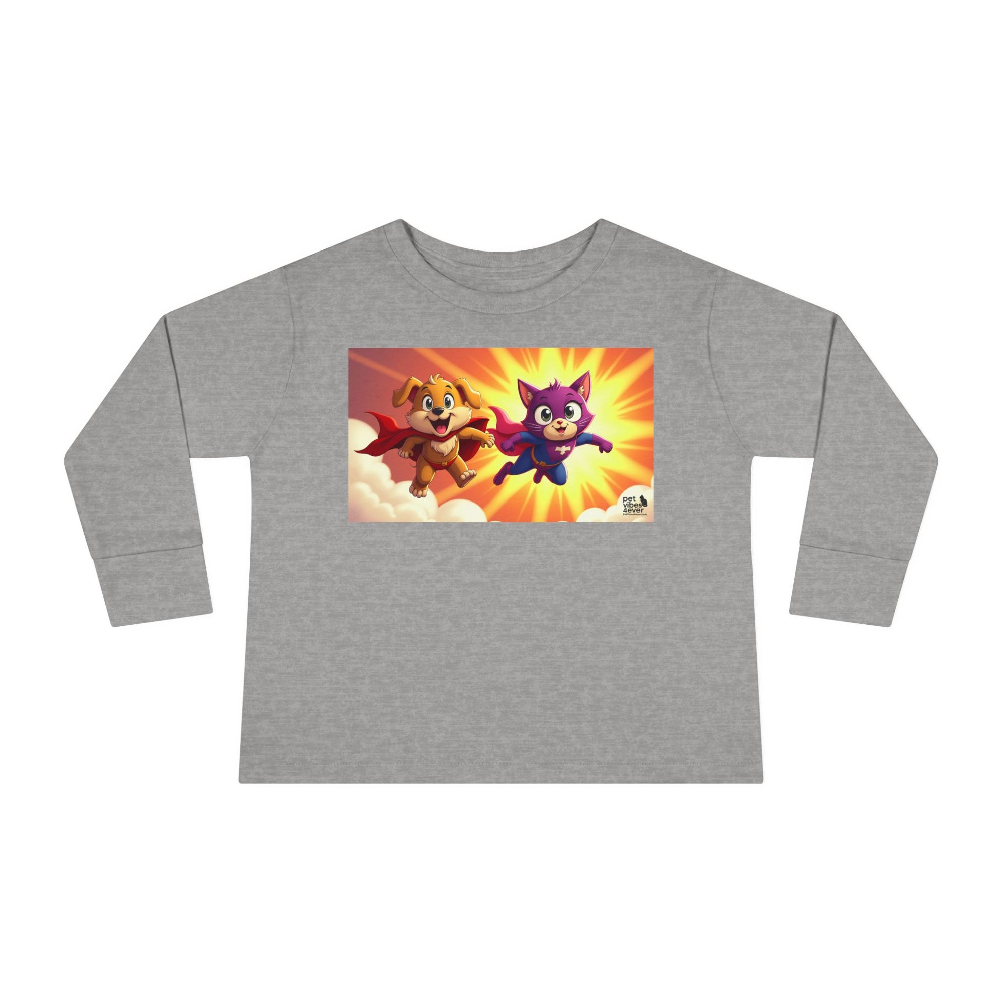 Toddler Superhero Long Sleeve Tee, Kids Shirt, Playtime Apparel, Gift for Toddlers, Fun Family Outing Clothing