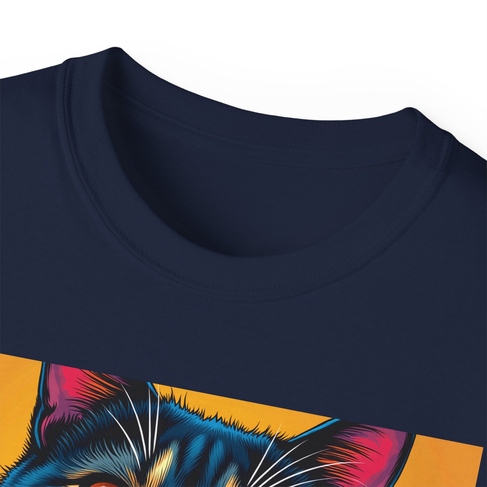 Whimsical Cat Art Tee, Funny Cat Lover Shirt, Gift for Cat Owners, Unique Pet Theme Apparel, Cozy Everyday Wear, Birthday Gift
