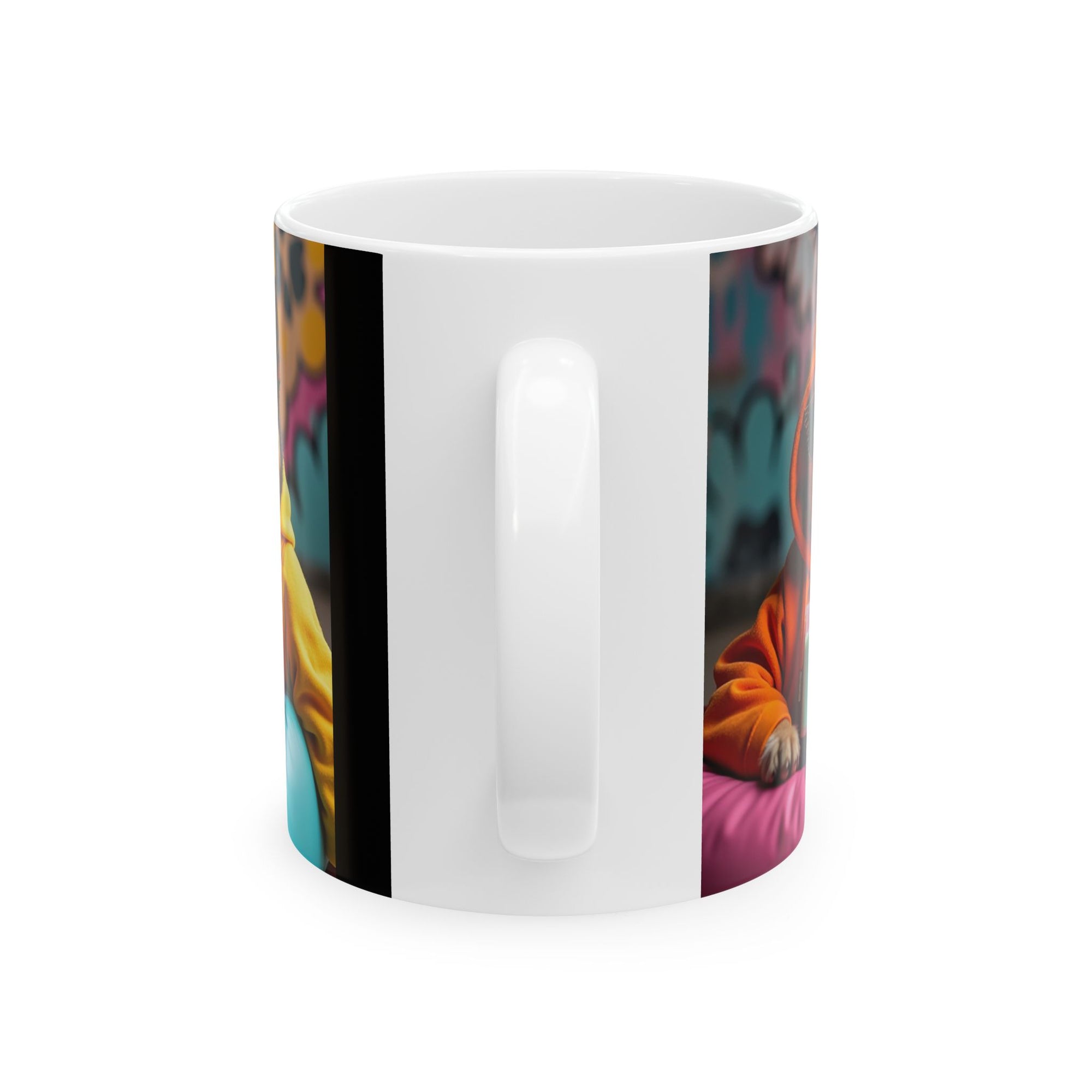 Stylish Pet-Themed Ceramic Mug, Cats and Dogs Mug, Funny Animal Gift, Coffee Mug for Pet Lovers, Unique Pet Parent Gift Ideas, Quirky [...]