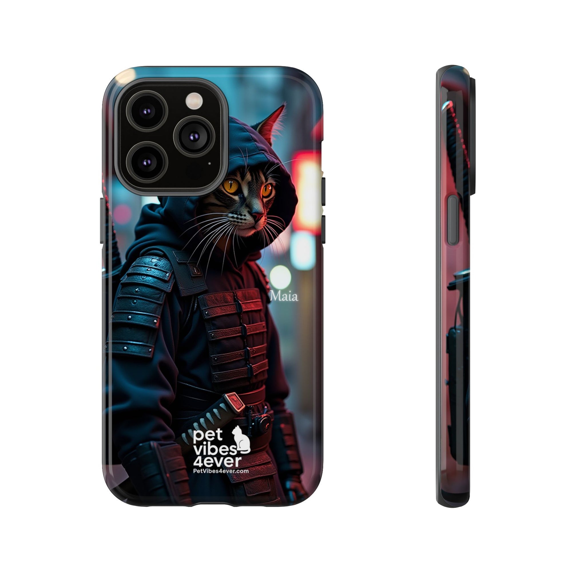 Tough Cases: Cool Cat Phone Case with 'Pet Vibes 4ever', Perfect for Cat Lovers, Unique Gift for Pet Enthusiasts, Fun Phone Accessory, [...]