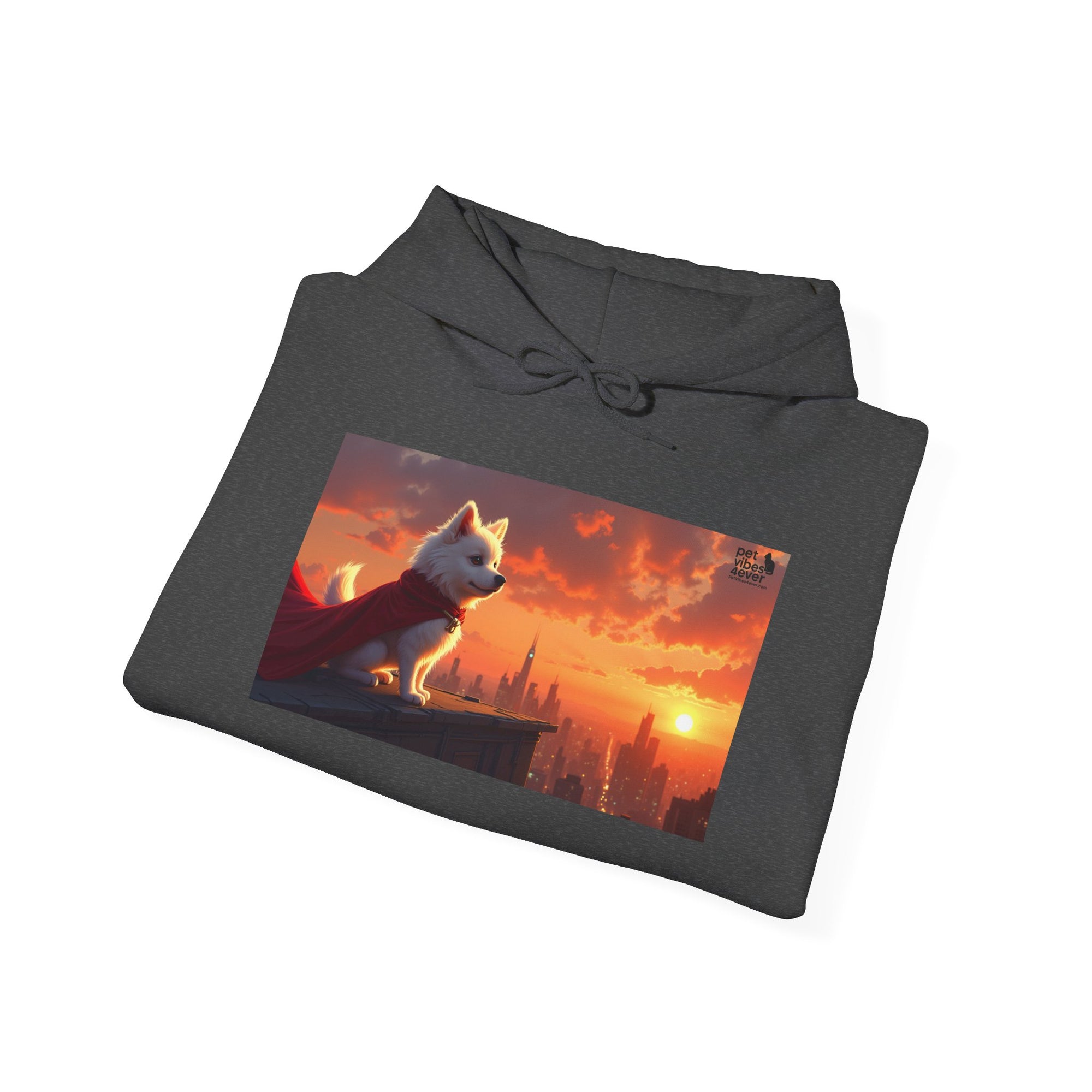 Sunset Paws Unisex Hoodie, Cozy Pet Lover Sweatshirt, Dog Lovers Gift, Cute Animal Apparel, Perfect for Fall and Winter