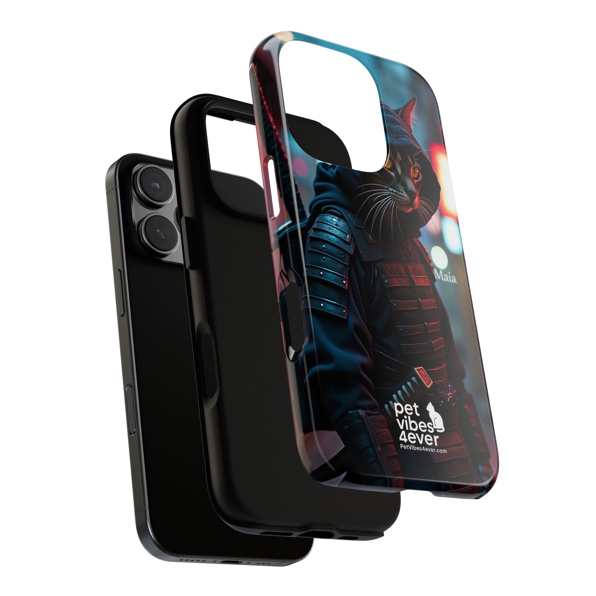 Tough Cases: Cool Cat Phone Case with 'Pet Vibes 4ever', Perfect for Cat Lovers, Unique Gift for Pet Enthusiasts, Fun Phone Accessory, [...]