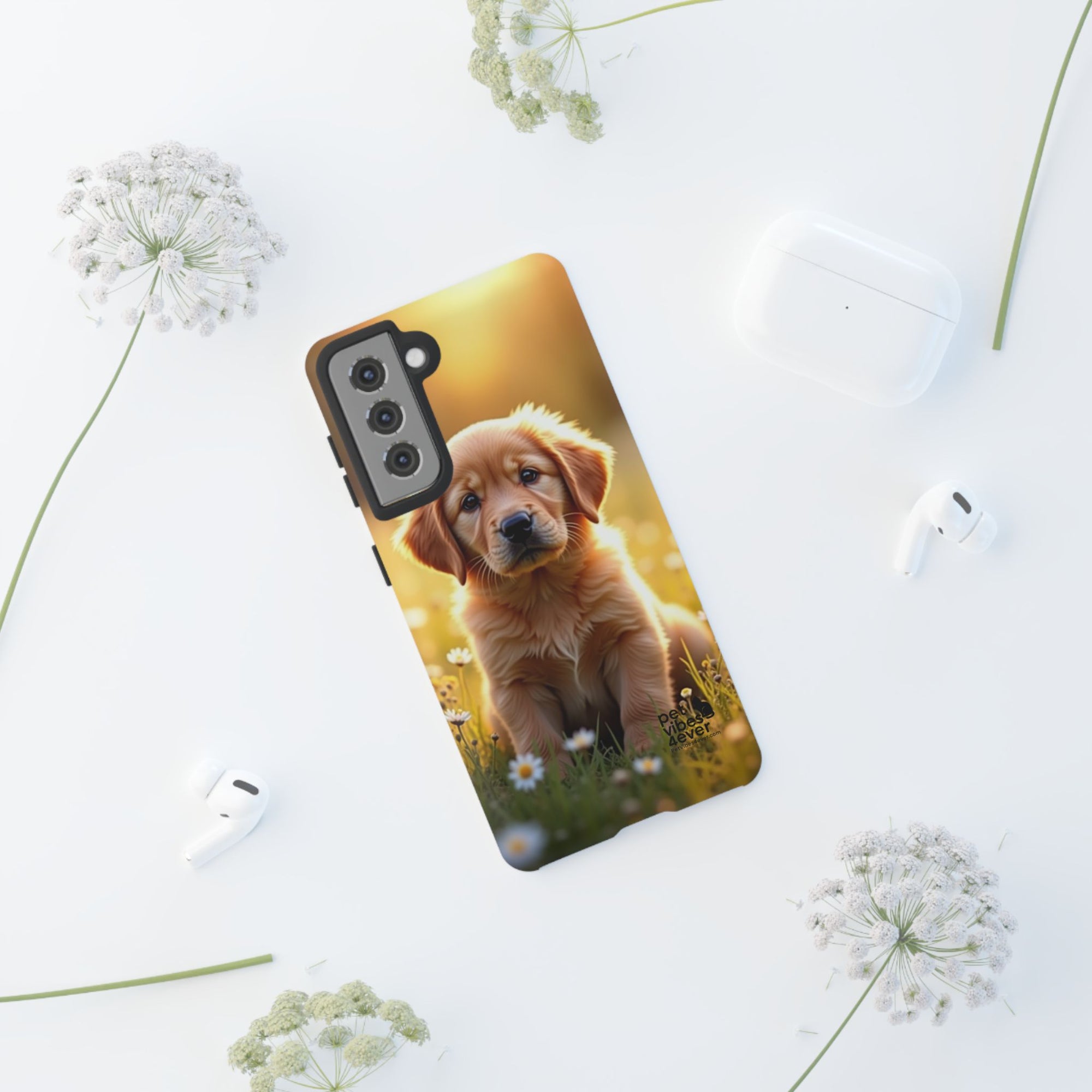 Cute Puppy Phone Case, Pet Lover Gift, Dog Owner Accessory, Animal Lover Merchandise, Birthday Gift for Him/Her