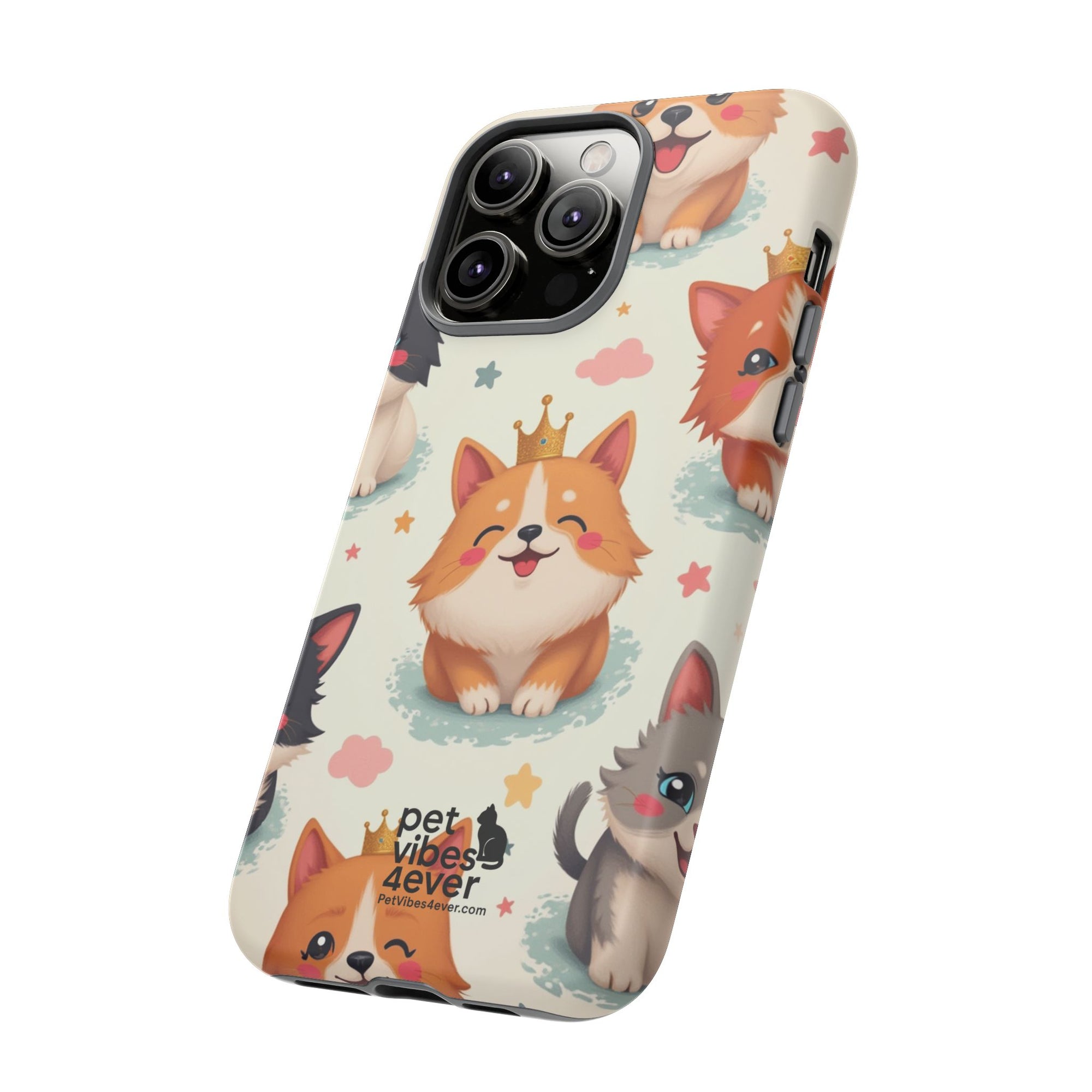 Cute Pet Phone Case, Dog Lover Accessory, Cat Phone Cover, Gift for Animal Lovers, Birthday Present, Pet Vibes Forever