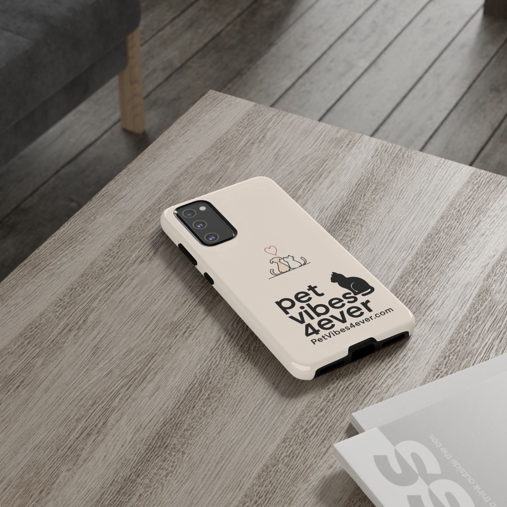 Cute Cat Phone Case - Pet Lovers Gift, Tough Cases, Customizable, Animal Lover, Cat Mom/Dad, Funny Cat Merchandise