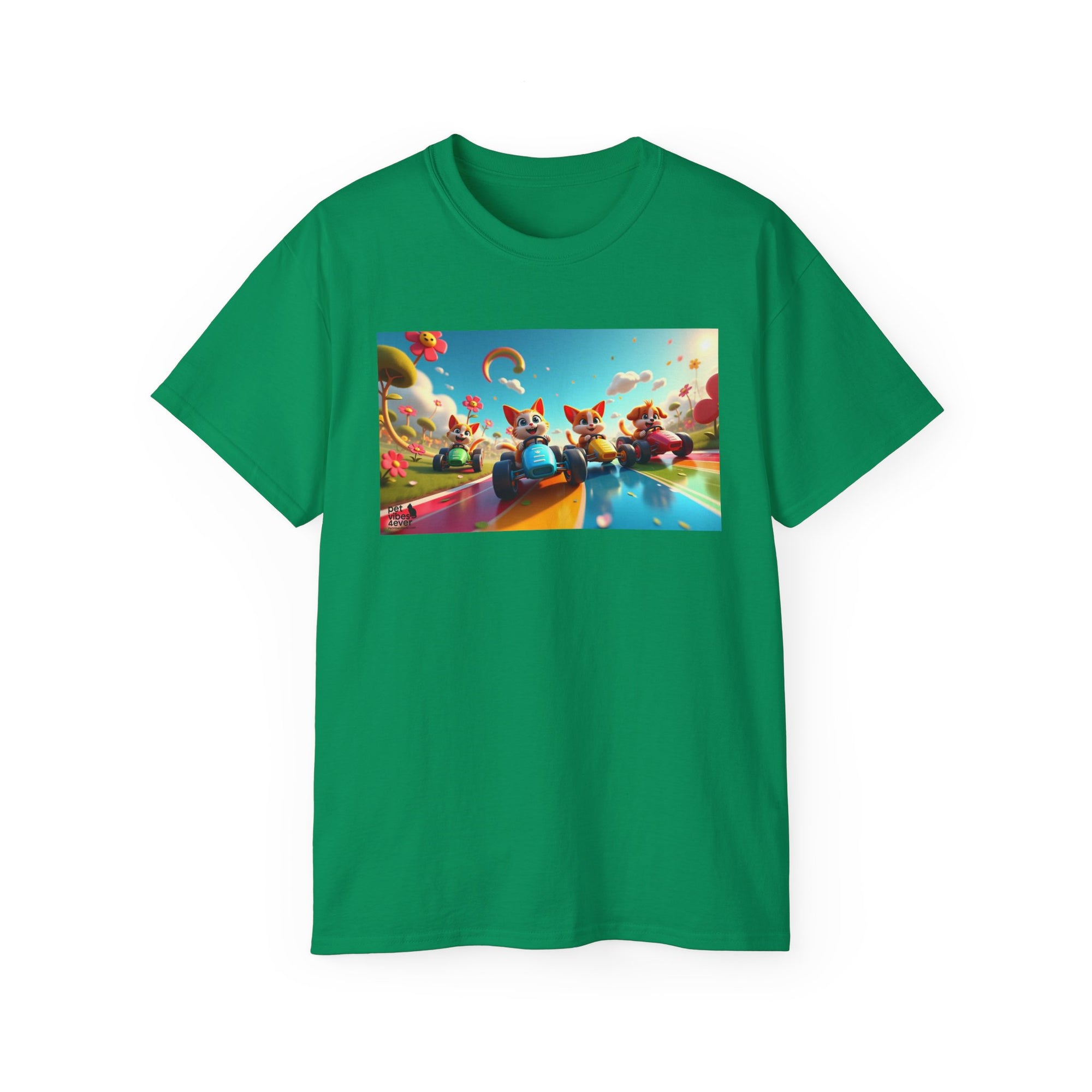 Colorful Fantasy Art Tee, Unisex Tee, Graphic T-Shirt, Fun Gift, Casual Wear, Summer Style, Festival Fashion