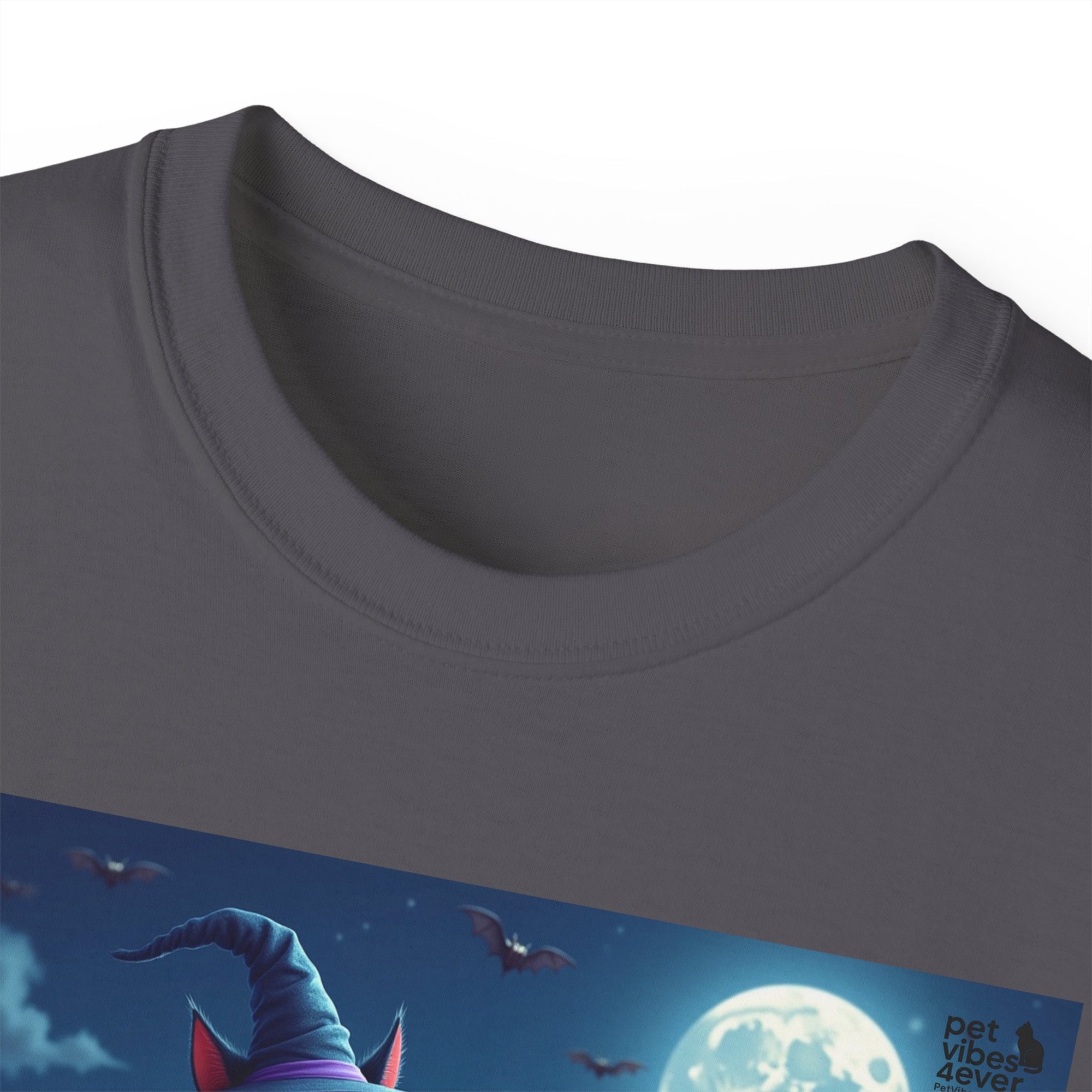 Moonlit Witch Unisex Tee | Spooky Vibes, Halloween Must-Have, Cozy Gift, Comfortable Everyday Wear, Magical Spirit Apparel