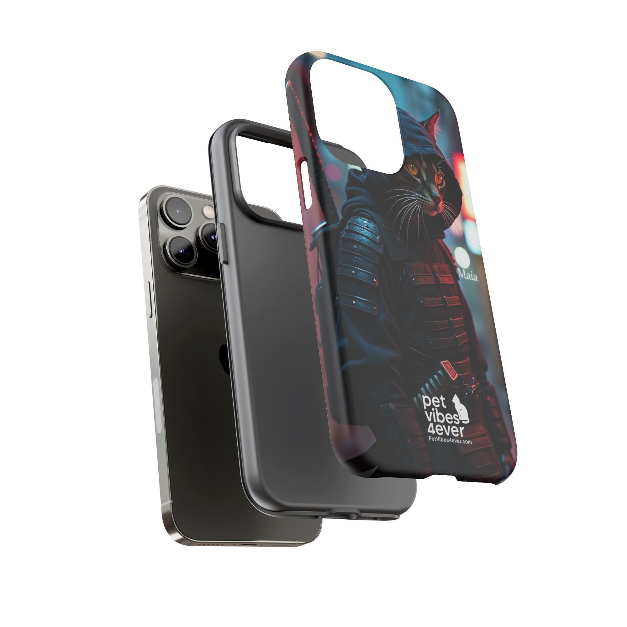 Tough Cases: Cool Cat Phone Case with 'Pet Vibes 4ever', Perfect for Cat Lovers, Unique Gift for Pet Enthusiasts, Fun Phone Accessory, [...]