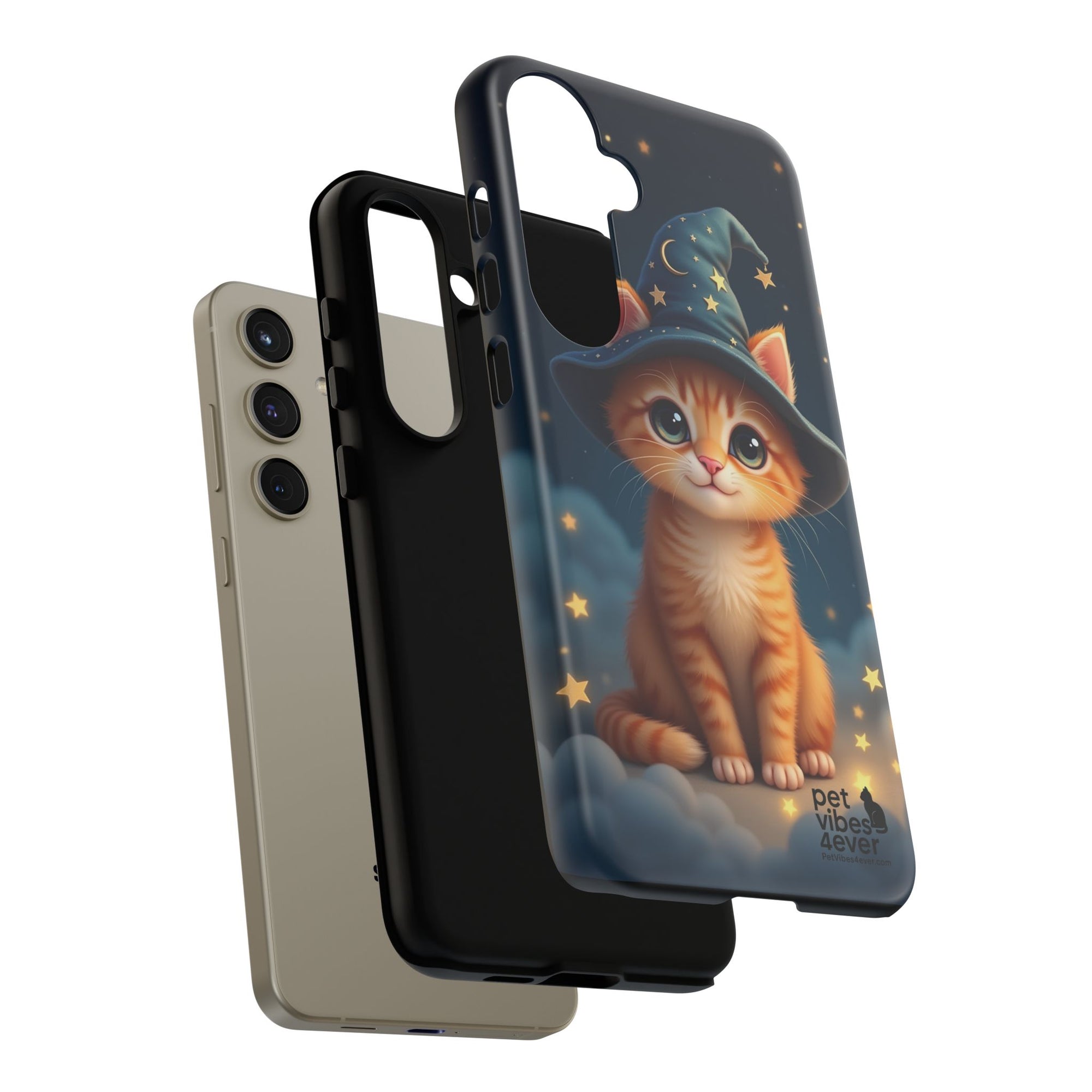 Cat-Themed Phone Case, Magical Cat Case, Pet Lover Gift, Cute Animal Accessories, Birthday Present For Cat Owners