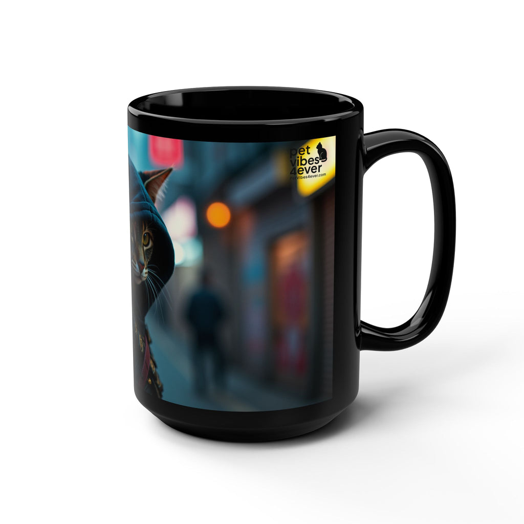 Stylish Cat Mug - 15oz Black Ceramic Coffee Cup, Perfect Gift for Cat Lovers, Cozy Home Decor, Unique Birthday Present, Coffee Lover's [...]
