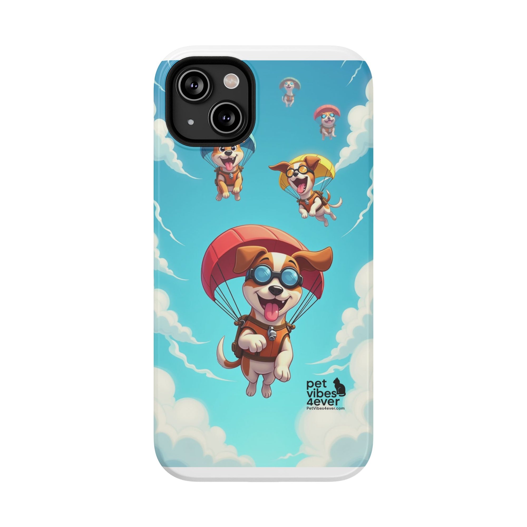 Playful Pet Vibes iPhone Case | Impact-Resistant Dog Design, Gifts for Dog Lovers, Cute Phone Accessory, Fun Pet Merchandise, [...]
