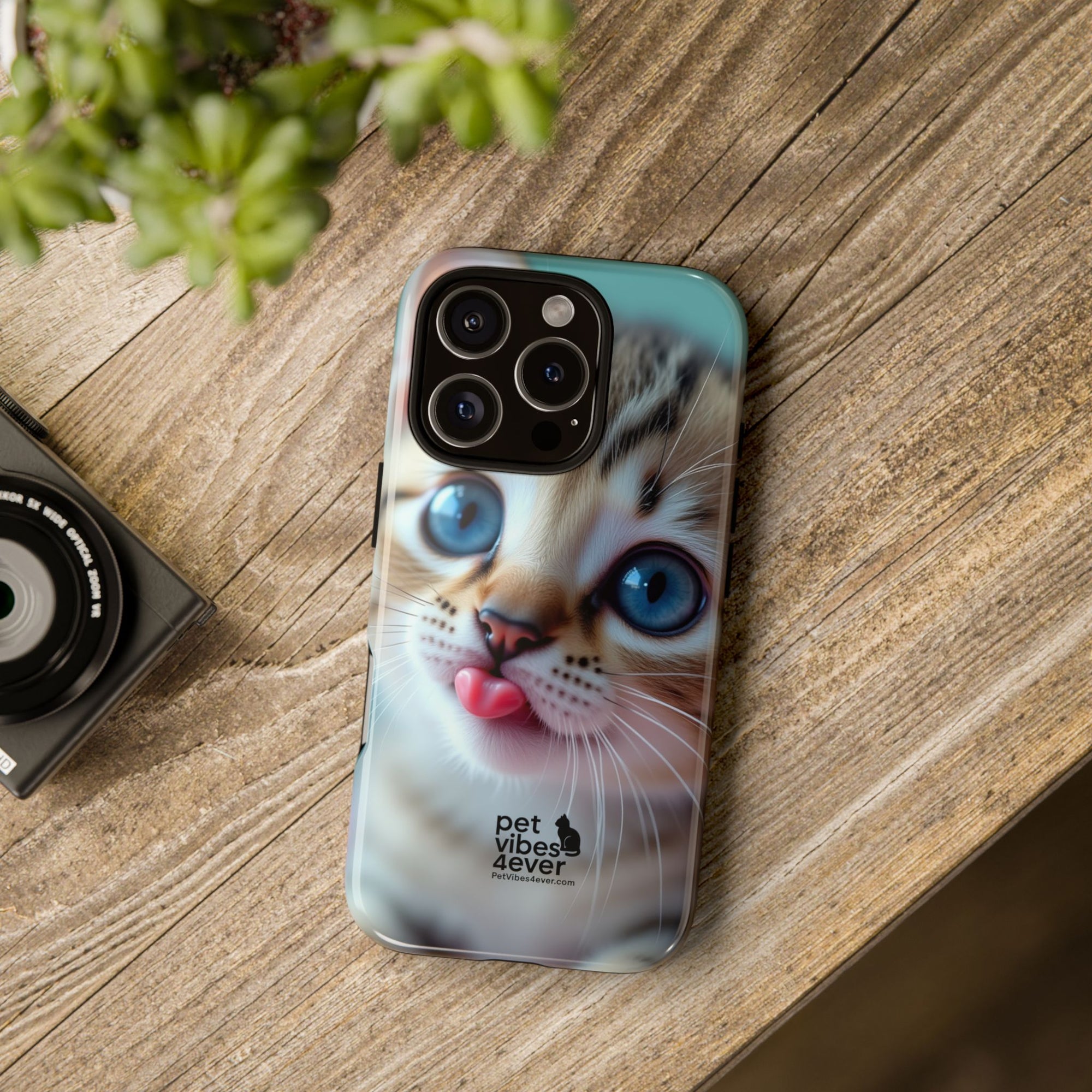 Cute Cat Phone Case, Pet Lover Gift, Funny Animal Protector, Cute Tech Accessories, Cat Mom Gift