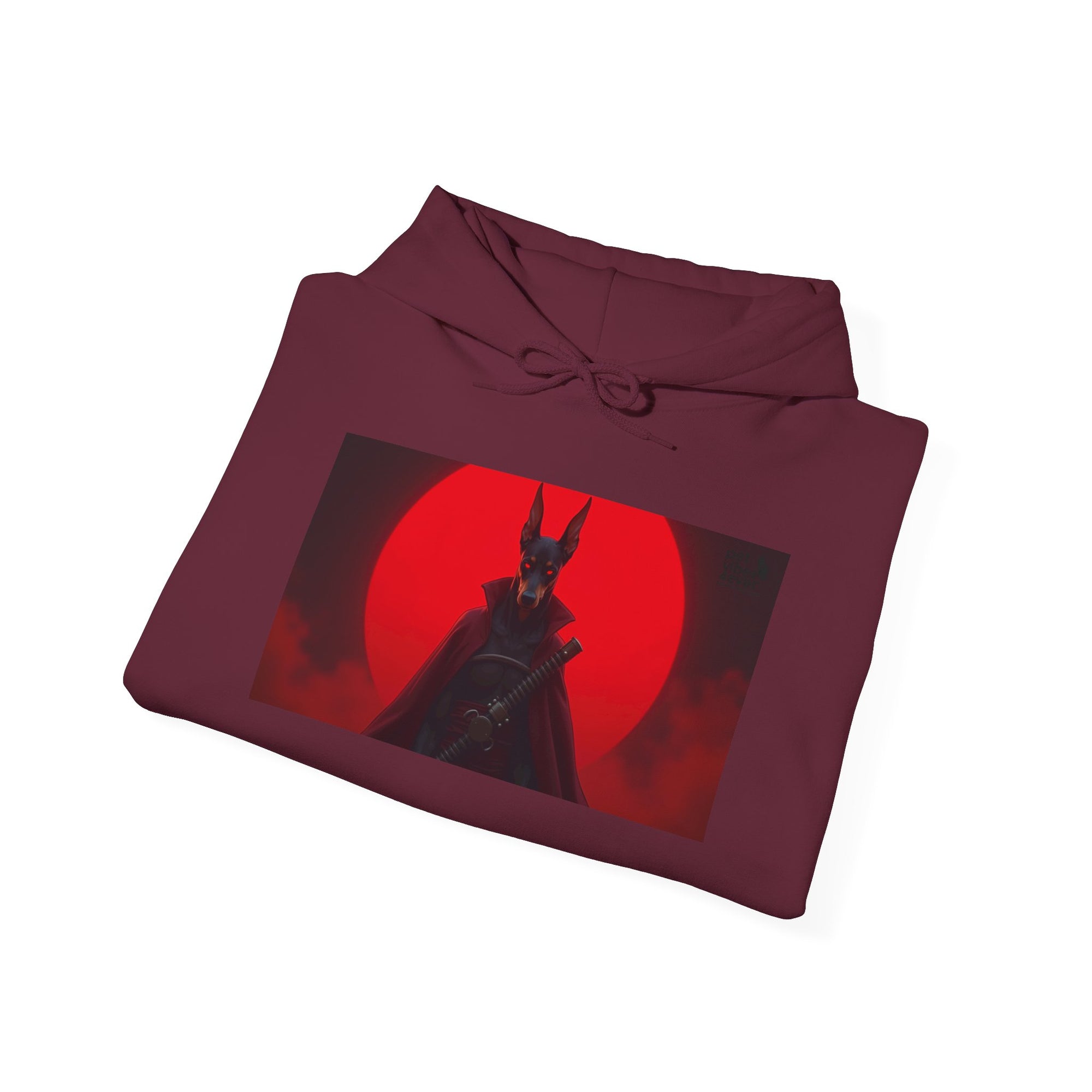 Red Sun Graphic Hoodie for Fans, Perfect for Cozy Days, Gifting, Festivals, and Casual Outings.