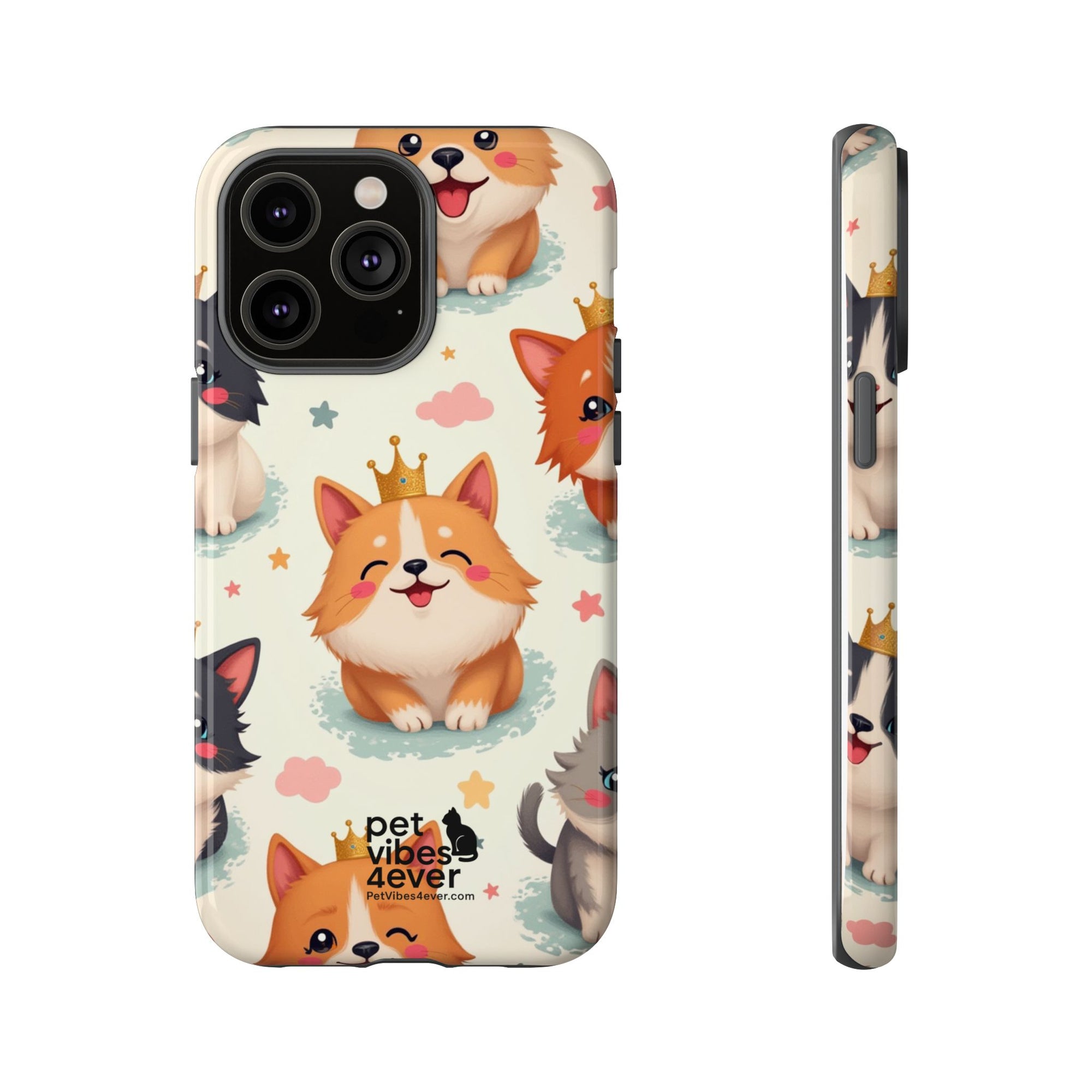 Cute Pet Phone Case, Dog Lover Accessory, Cat Phone Cover, Gift for Animal Lovers, Birthday Present, Pet Vibes Forever