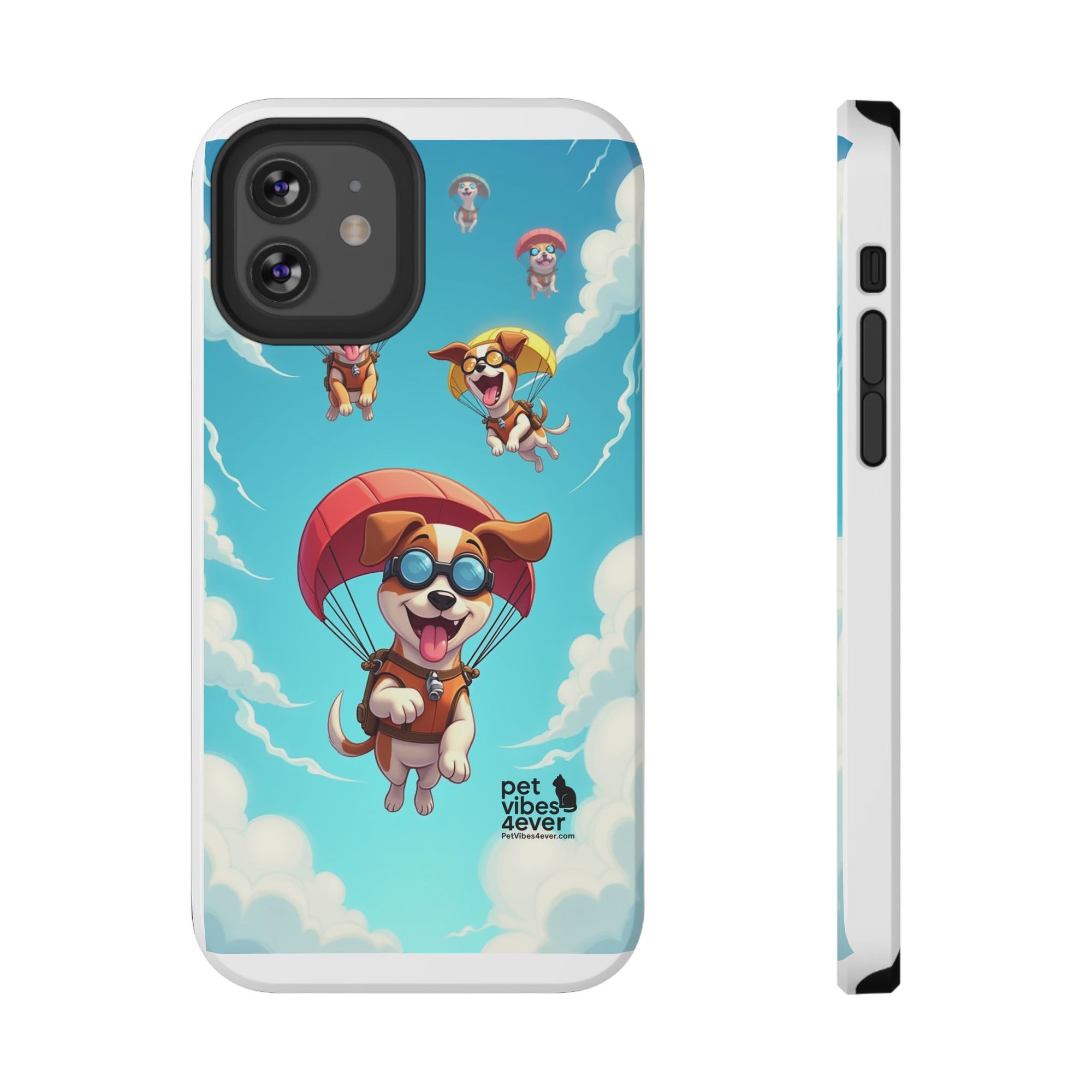 Playful Pet Vibes iPhone Case | Impact-Resistant Dog Design, Gifts for Dog Lovers, Cute Phone Accessory, Fun Pet Merchandise, [...]