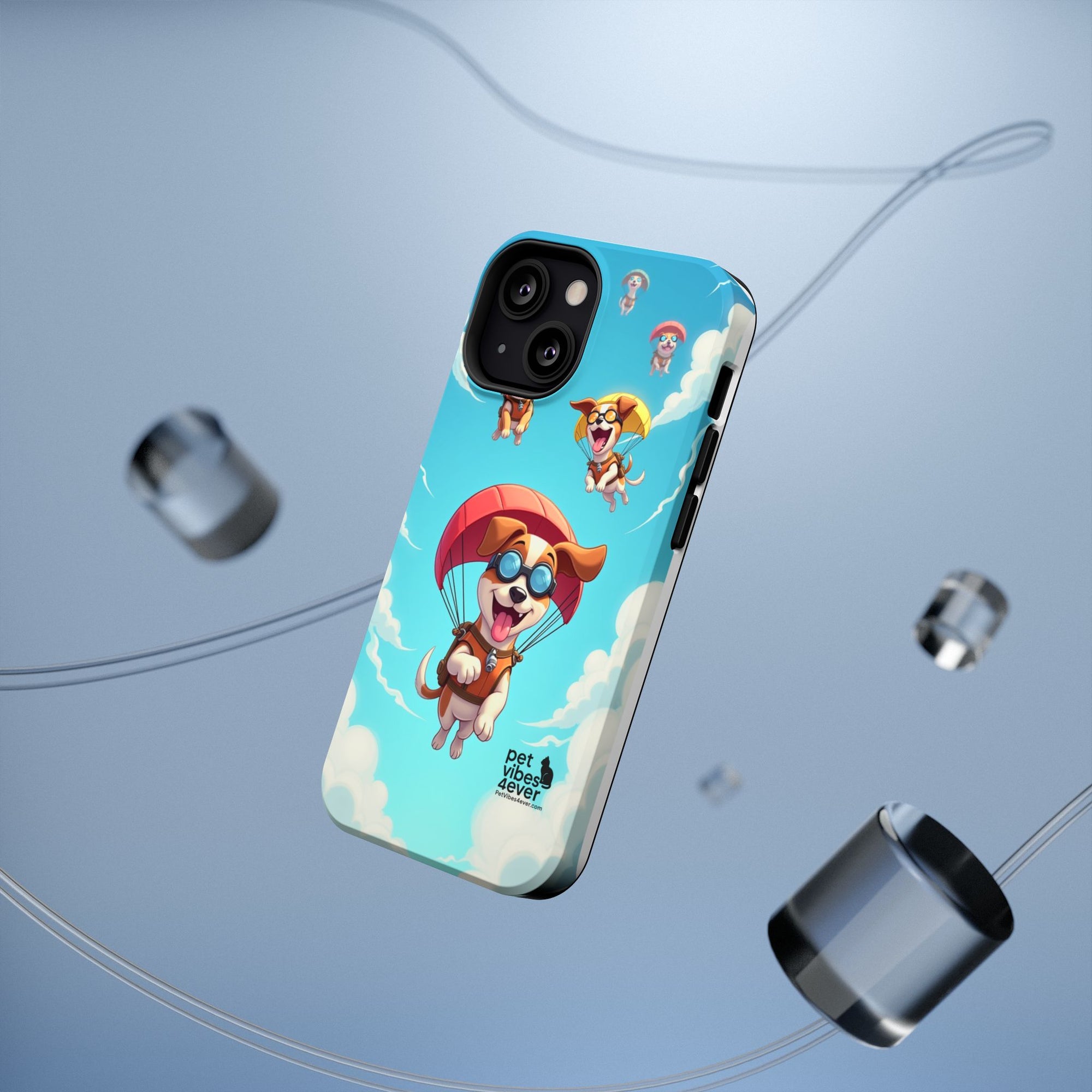 Playful Pet Vibes iPhone Case | Impact-Resistant Dog Design, Gifts for Dog Lovers, Cute Phone Accessory, Fun Pet Merchandise, [...]