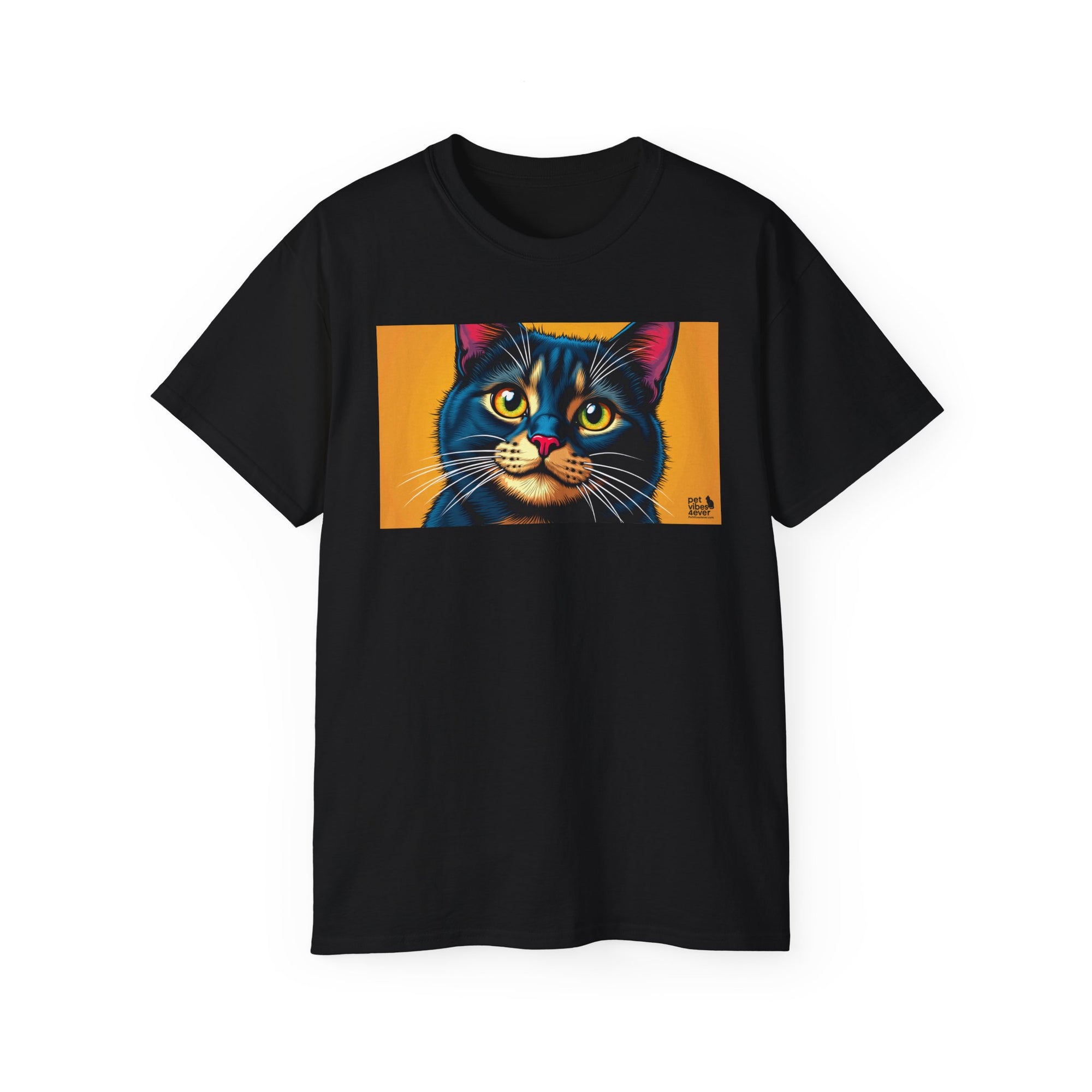 Whimsical Cat Art Tee, Funny Cat Lover Shirt, Gift for Cat Owners, Unique Pet Theme Apparel, Cozy Everyday Wear, Birthday Gift