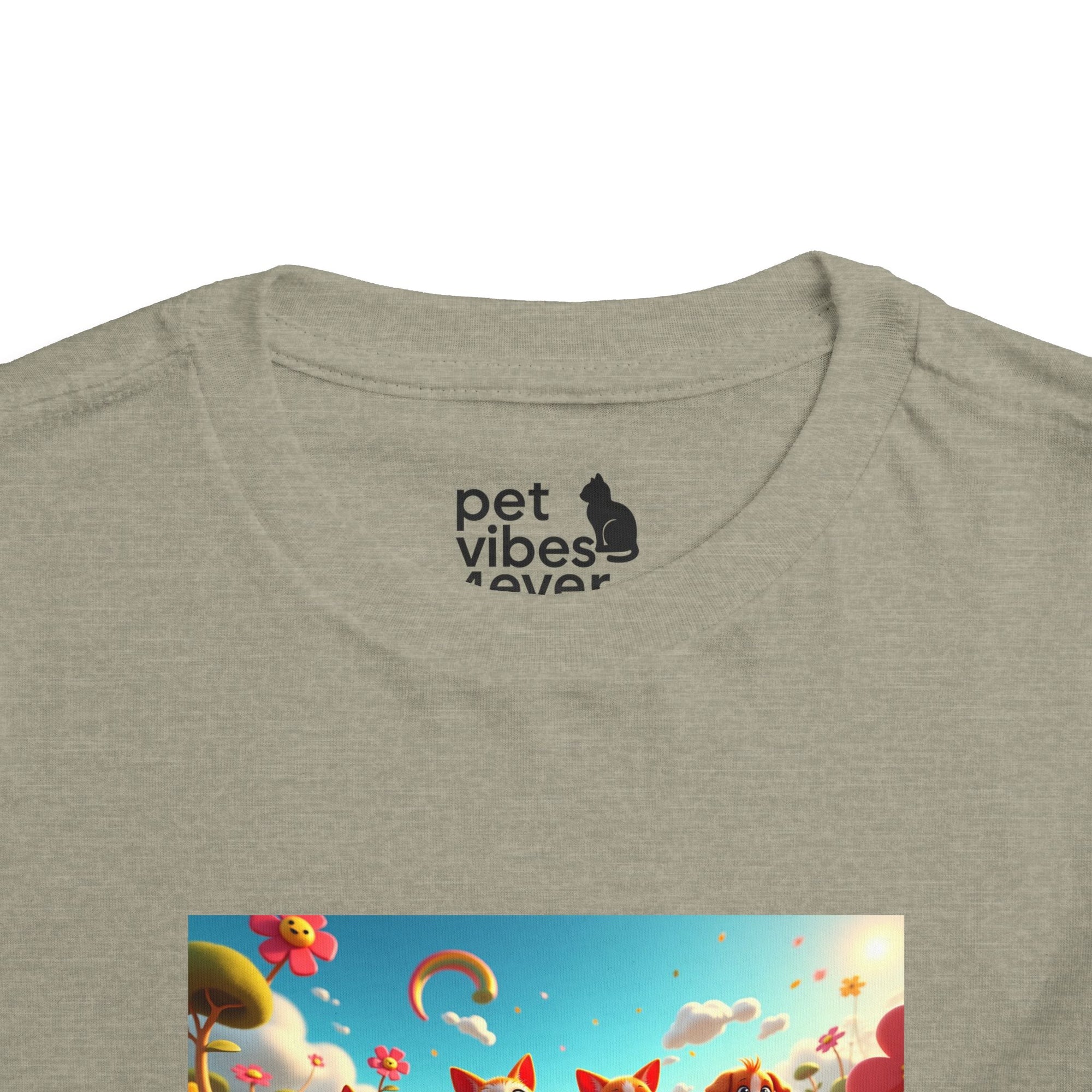 Colorful Toddler Short Sleeve Tee, Fun Kids T-Shirt, Summer Playwear, Birthday Gift, Rainbow Design Tee, Everyday Playwear