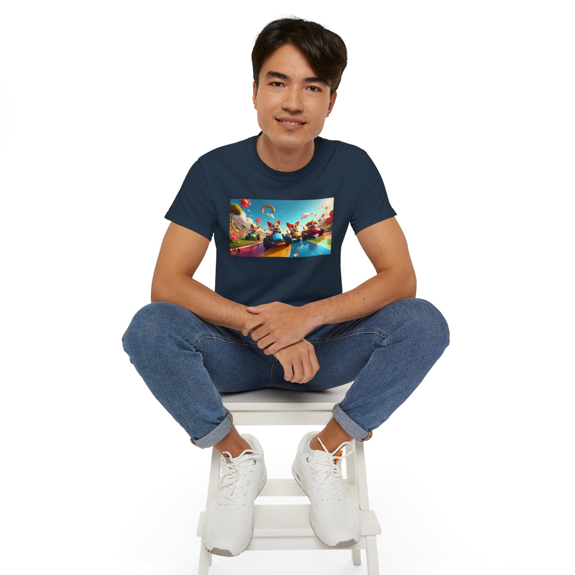 Colorful Fantasy Art Tee, Unisex Tee, Graphic T-Shirt, Fun Gift, Casual Wear, Summer Style, Festival Fashion