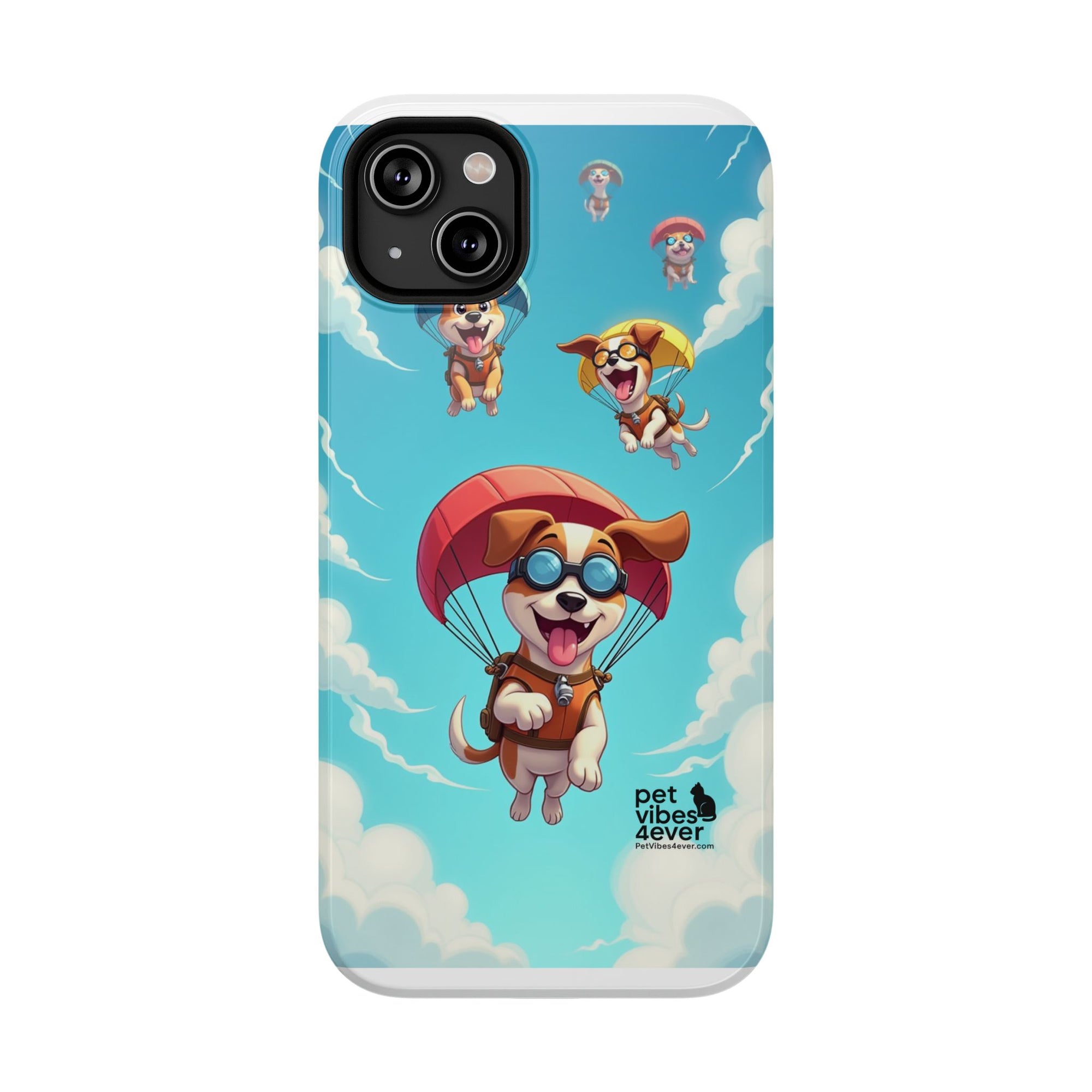 Playful Pet Vibes iPhone Case | Impact-Resistant Dog Design, Gifts for Dog Lovers, Cute Phone Accessory, Fun Pet Merchandise, [...]