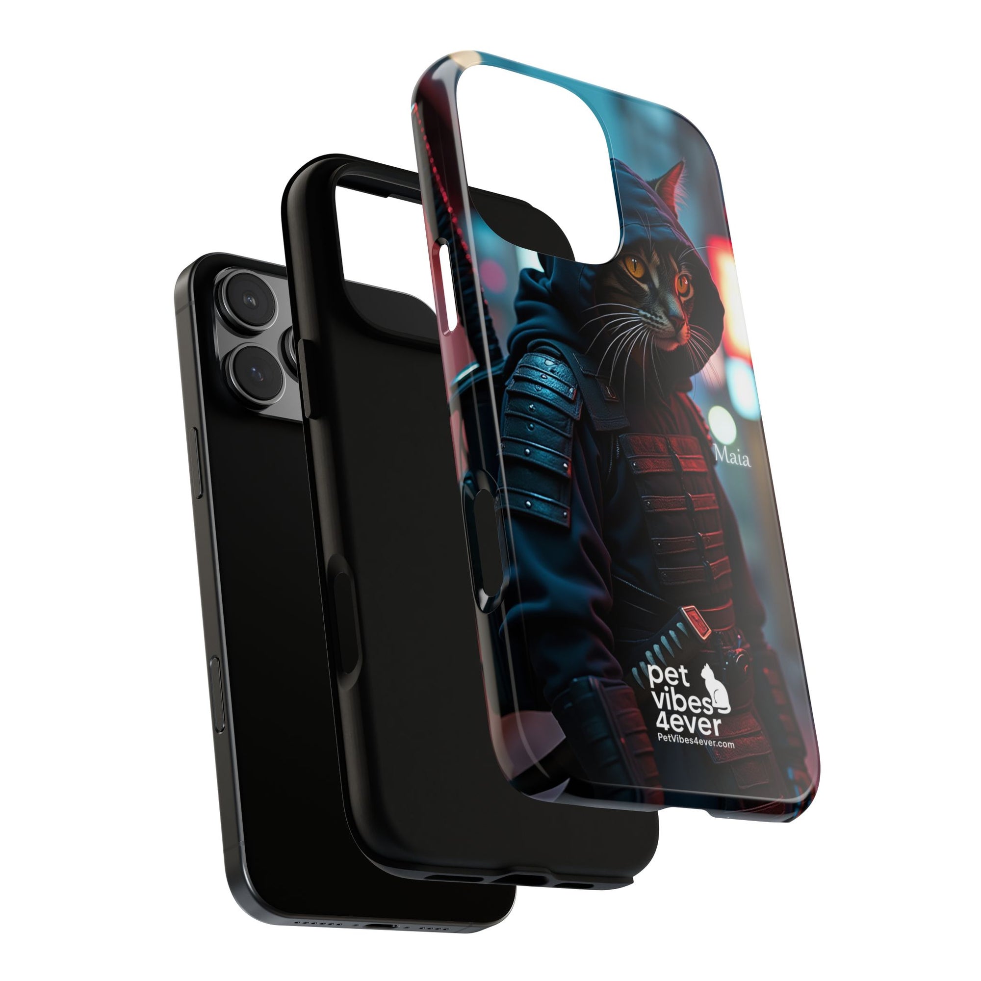 Tough Cases: Cool Cat Phone Case with 'Pet Vibes 4ever', Perfect for Cat Lovers, Unique Gift for Pet Enthusiasts, Fun Phone Accessory, [...]