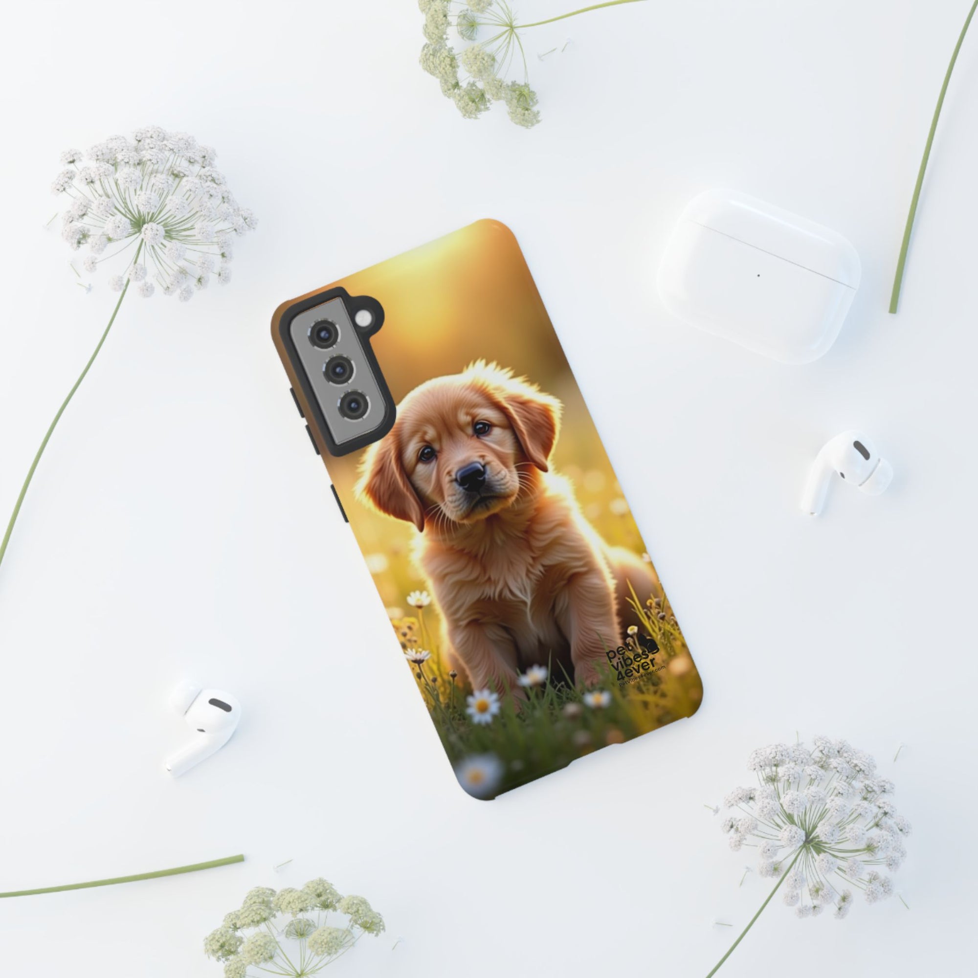Cute Puppy Phone Case, Pet Lover Gift, Dog Owner Accessory, Animal Lover Merchandise, Birthday Gift for Him/Her