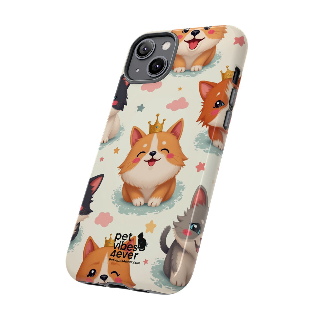 Cute Pet Phone Case, Dog Lover Accessory, Cat Phone Cover, Gift for Animal Lovers, Birthday Present, Pet Vibes Forever