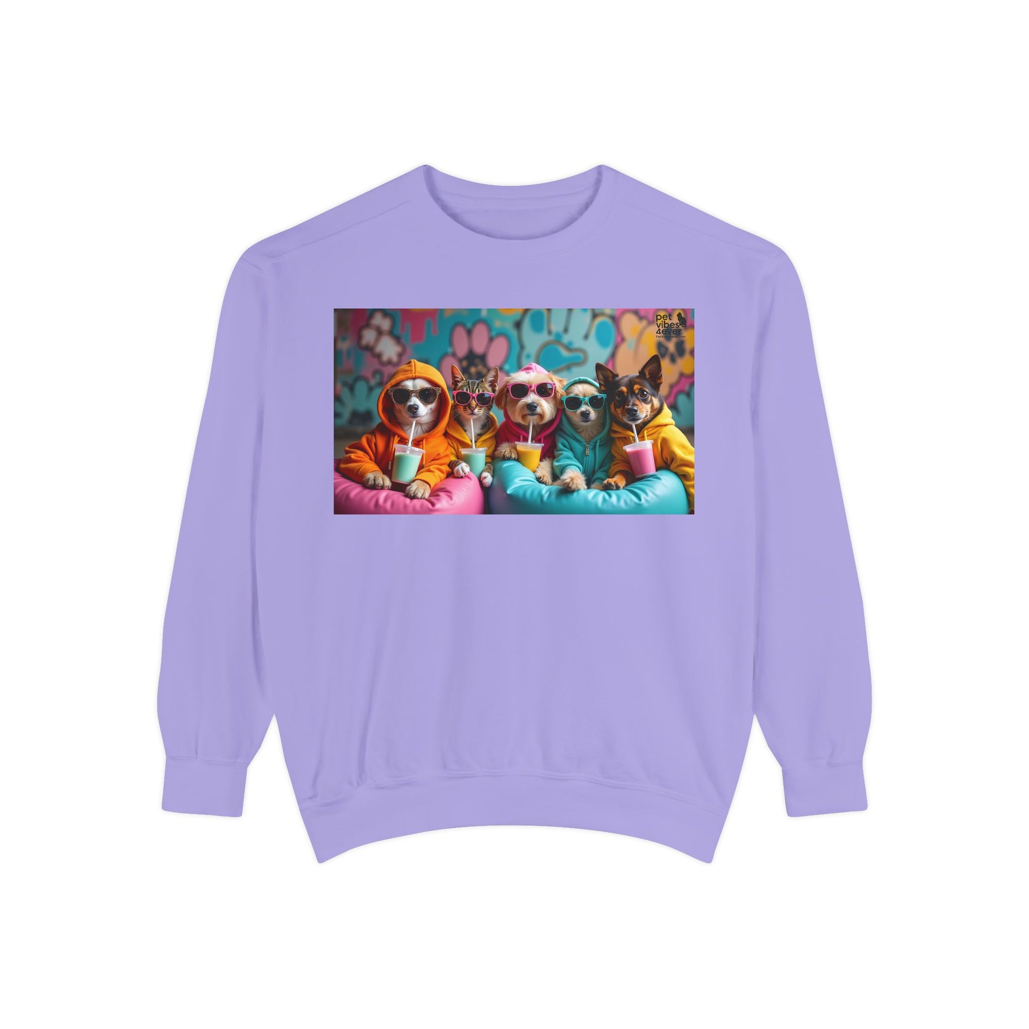 Colorful Dog Lovers Unisex Sweatshirt, Cozy Apparel for Pet Owners, Gift for Dog Lovers, Cute Animal Sweatshirt, Fun Casual Wear