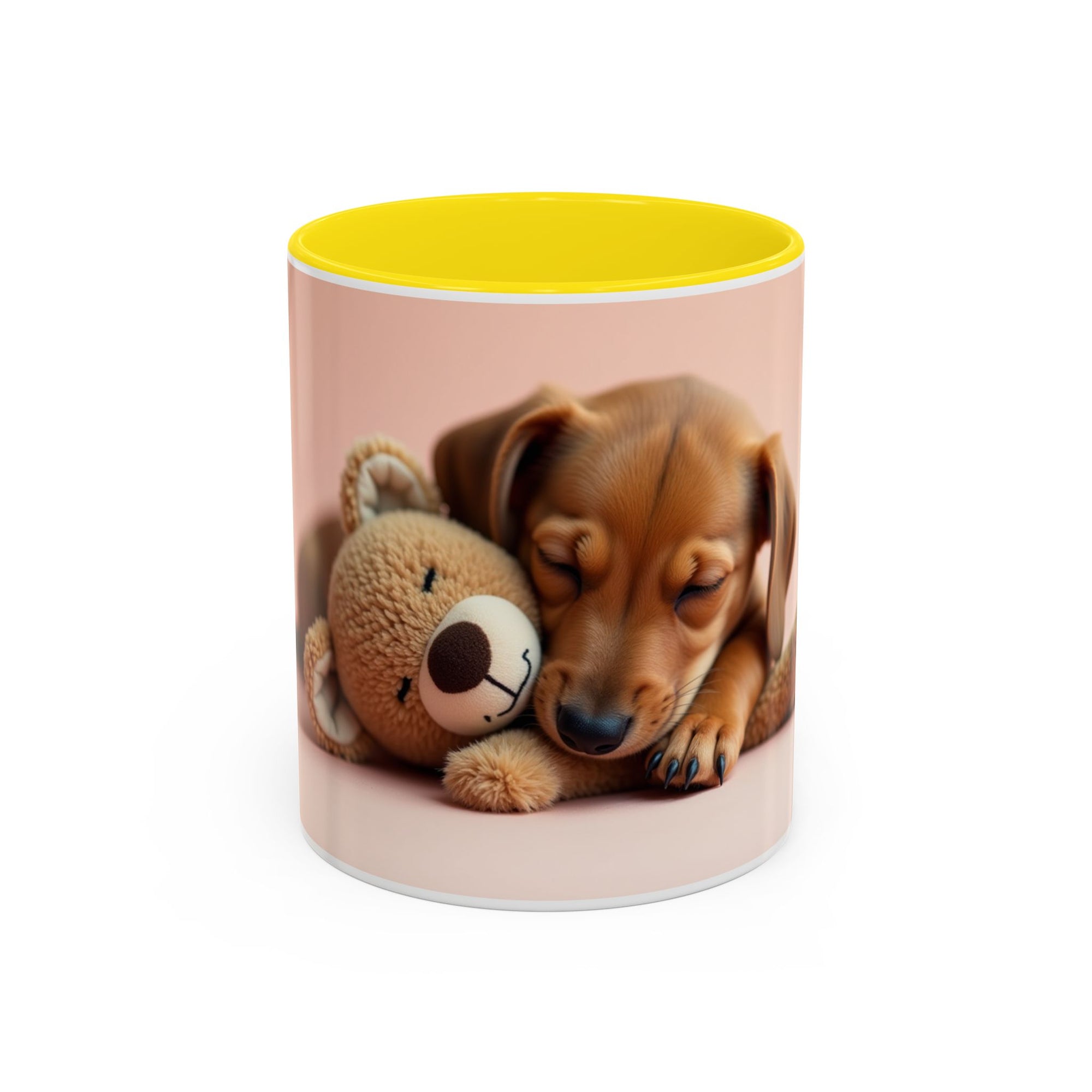 Cute Dog and Toy Accent Coffee Mug - Perfect for Pet Lovers, Gift for Animal Enthusiasts, Adorable Mug for Home and Office