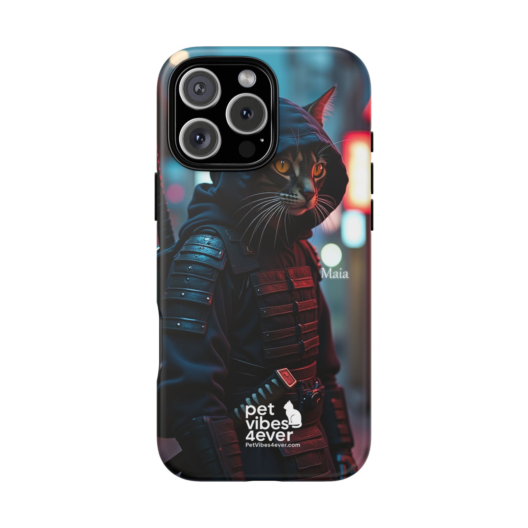 Tough Cases: Cool Cat Phone Case with 'Pet Vibes 4ever', Perfect for Cat Lovers, Unique Gift for Pet Enthusiasts, Fun Phone Accessory, [...]