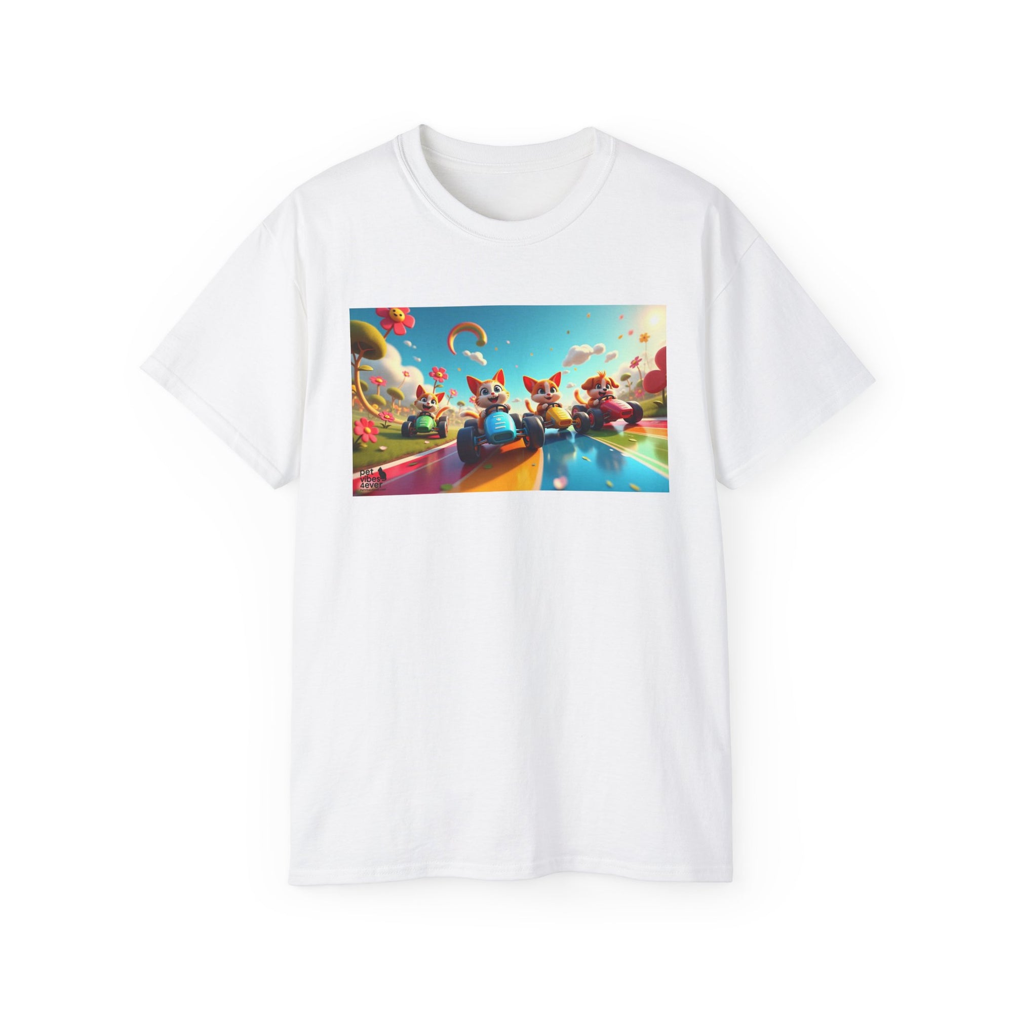 Colorful Fantasy Art Tee, Unisex Tee, Graphic T-Shirt, Fun Gift, Casual Wear, Summer Style, Festival Fashion