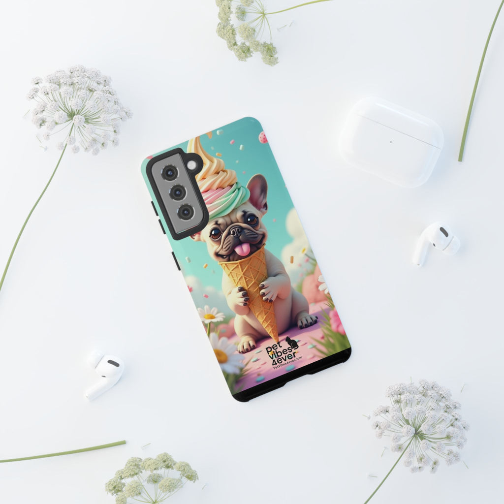 Cute Dog Phone Case, Pet Lover Gift, Tough iPhone/Android Cover, Dog Art, Fun Phone Accessory