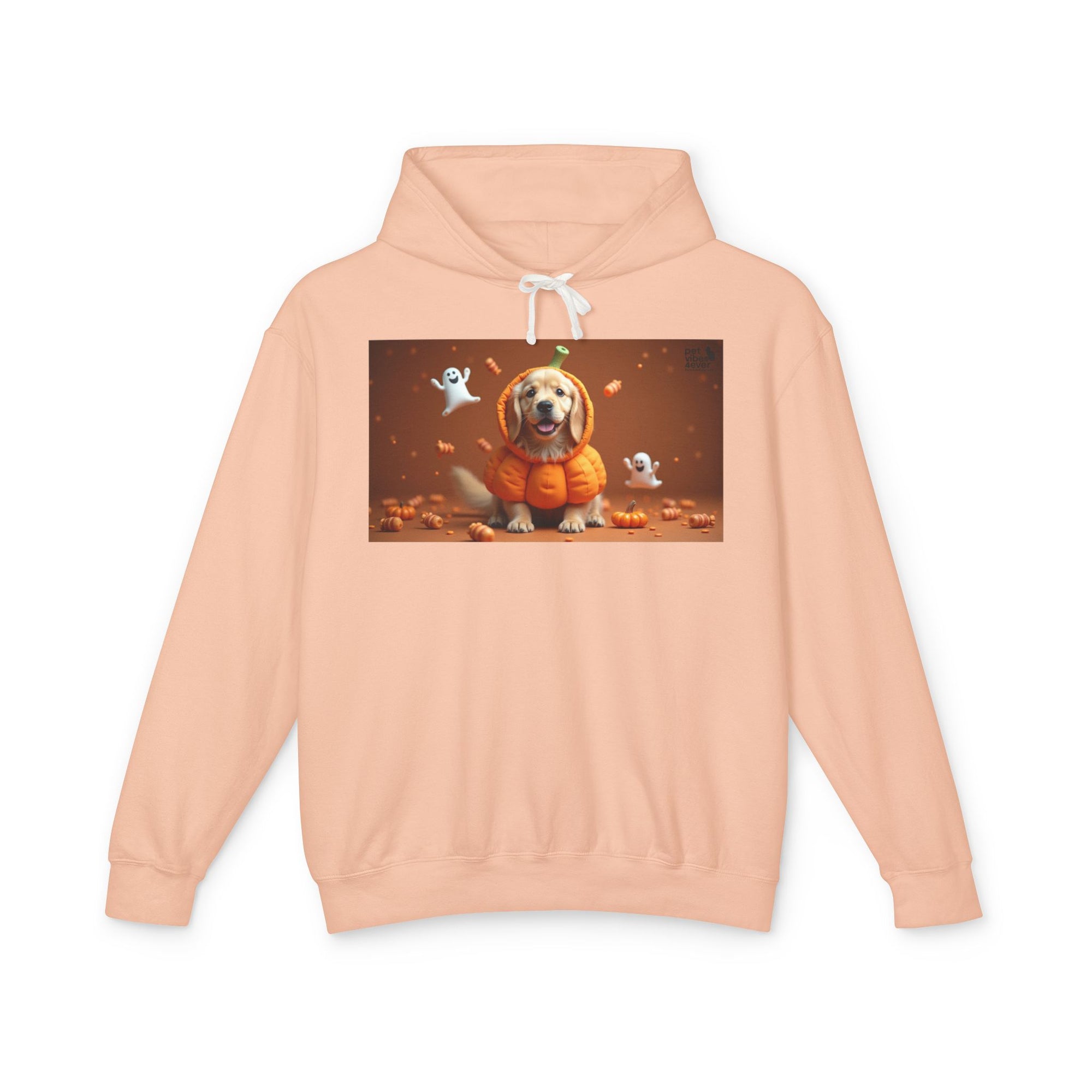Cozy Halloween Dog Hoodie, Unisex Lightweight Sweatshirt, Perfect Fall Gift, Pet Lovers Apparel, Spooky Season Sweatshirt