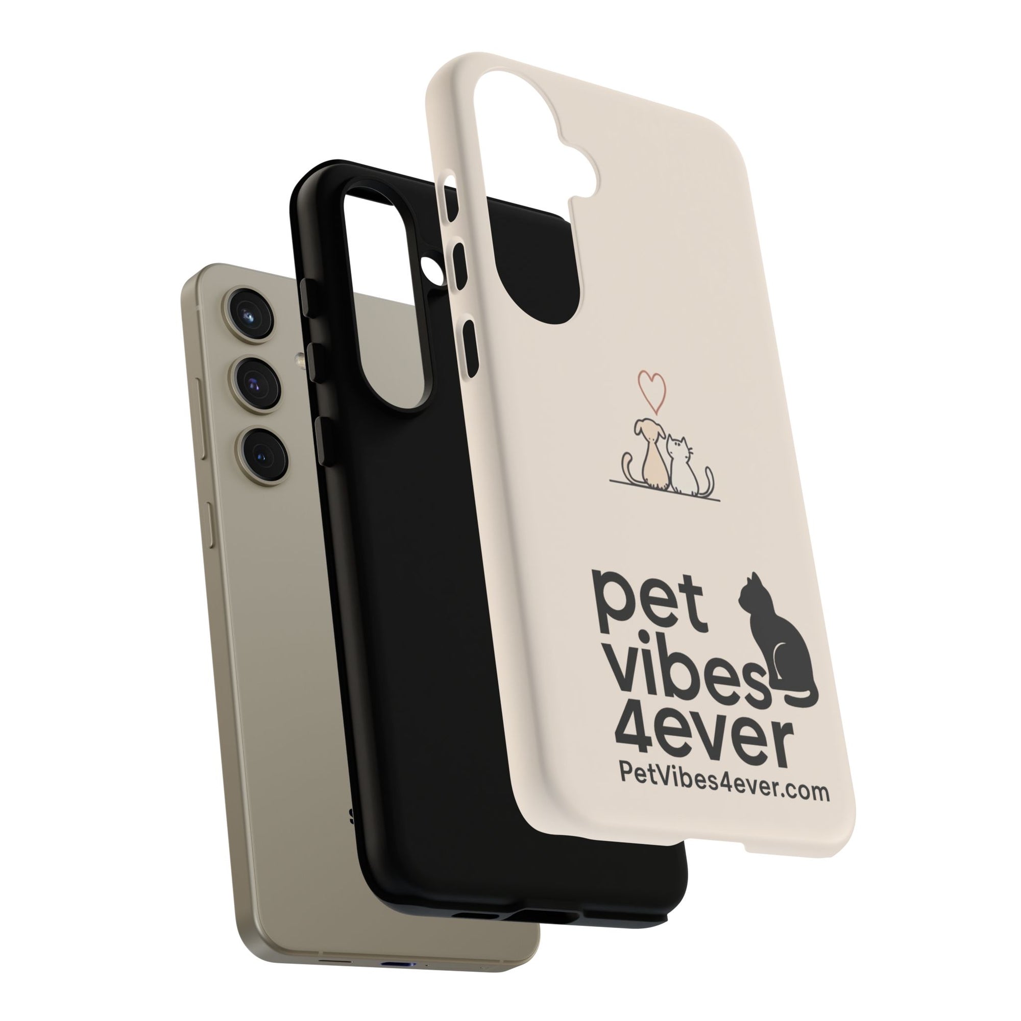 Cute Cat Phone Case - Pet Lovers Gift, Tough Cases, Customizable, Animal Lover, Cat Mom/Dad, Funny Cat Merchandise