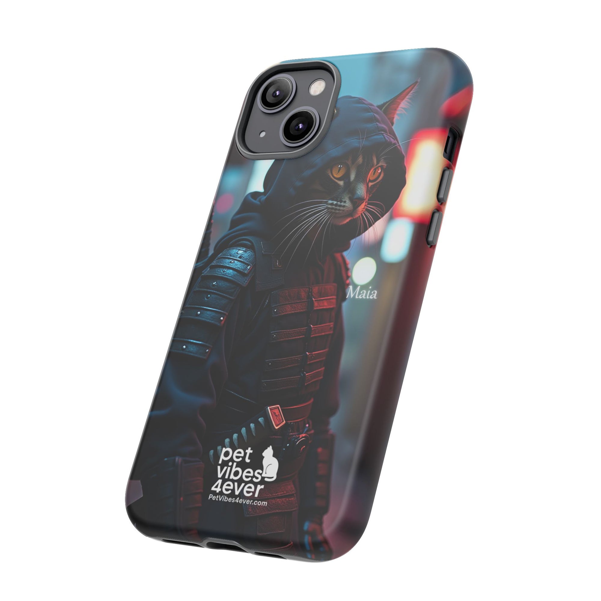 Tough Cases: Cool Cat Phone Case with 'Pet Vibes 4ever', Perfect for Cat Lovers, Unique Gift for Pet Enthusiasts, Fun Phone Accessory, [...]