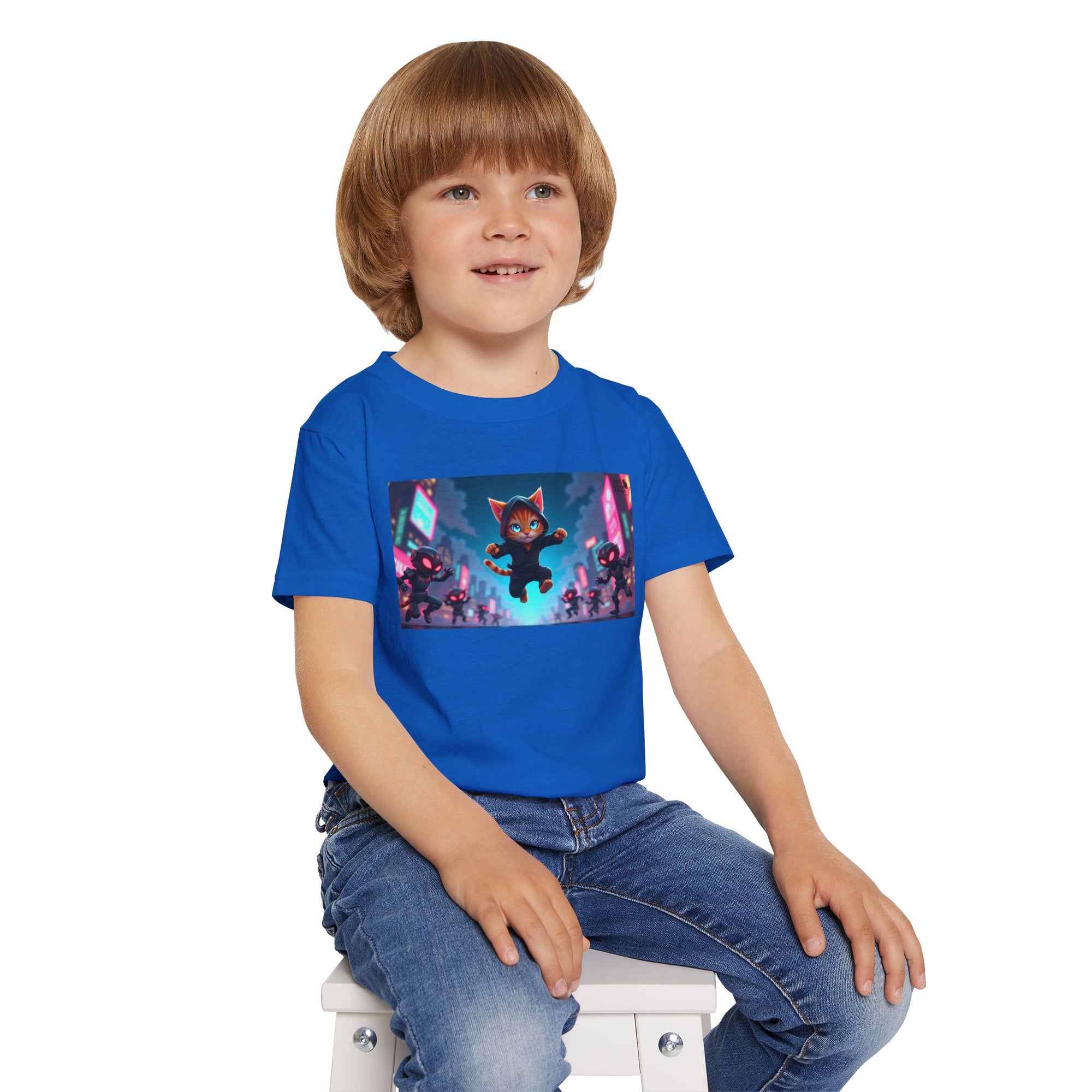 Playful Cartoon Toddler T-Shirt with Fun Design, Kids Apparel, Gift for Toddlers, Birthday Outfit, Everyday Wear, Cartoon Shirt