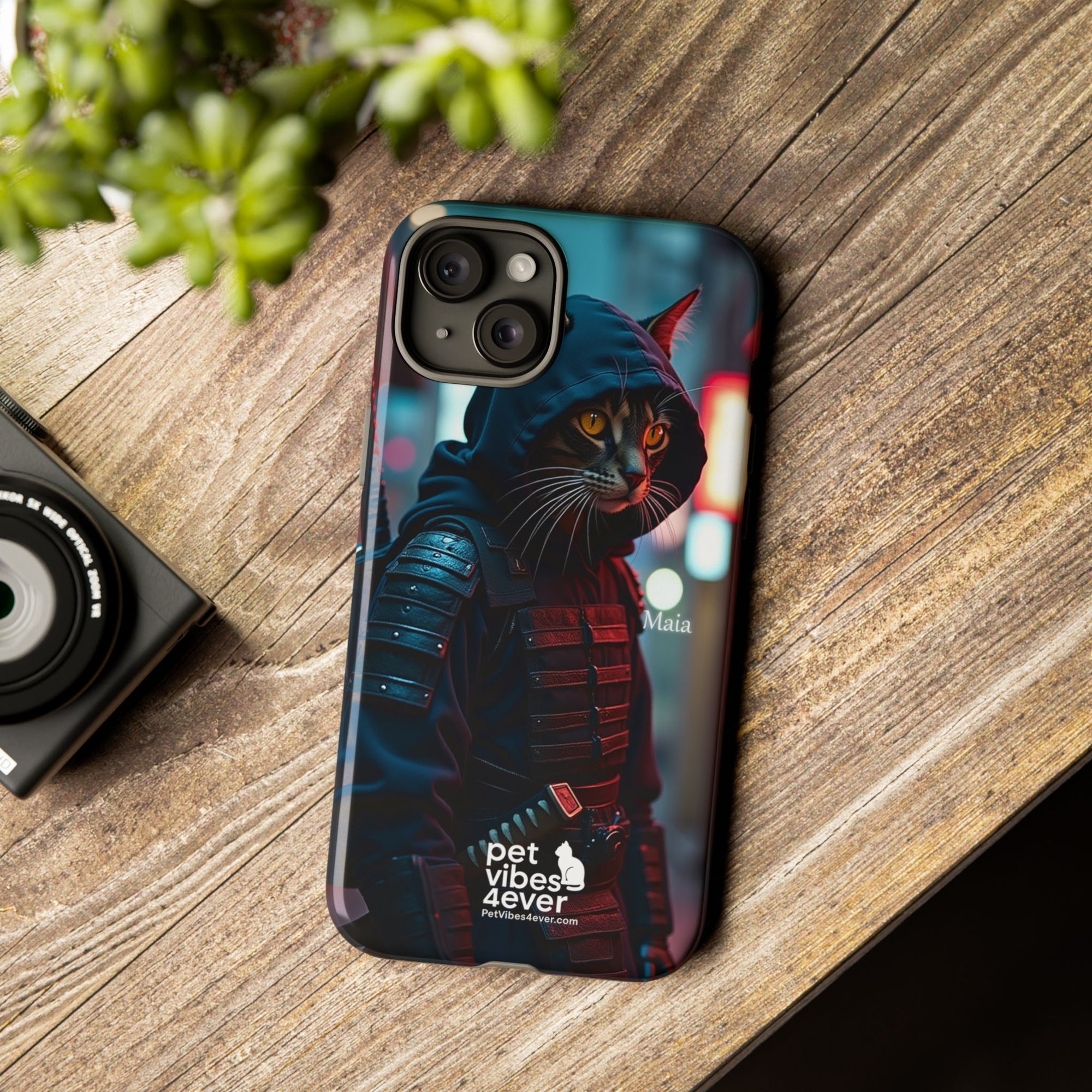 Tough Cases: Cool Cat Phone Case with 'Pet Vibes 4ever', Perfect for Cat Lovers, Unique Gift for Pet Enthusiasts, Fun Phone Accessory, [...]