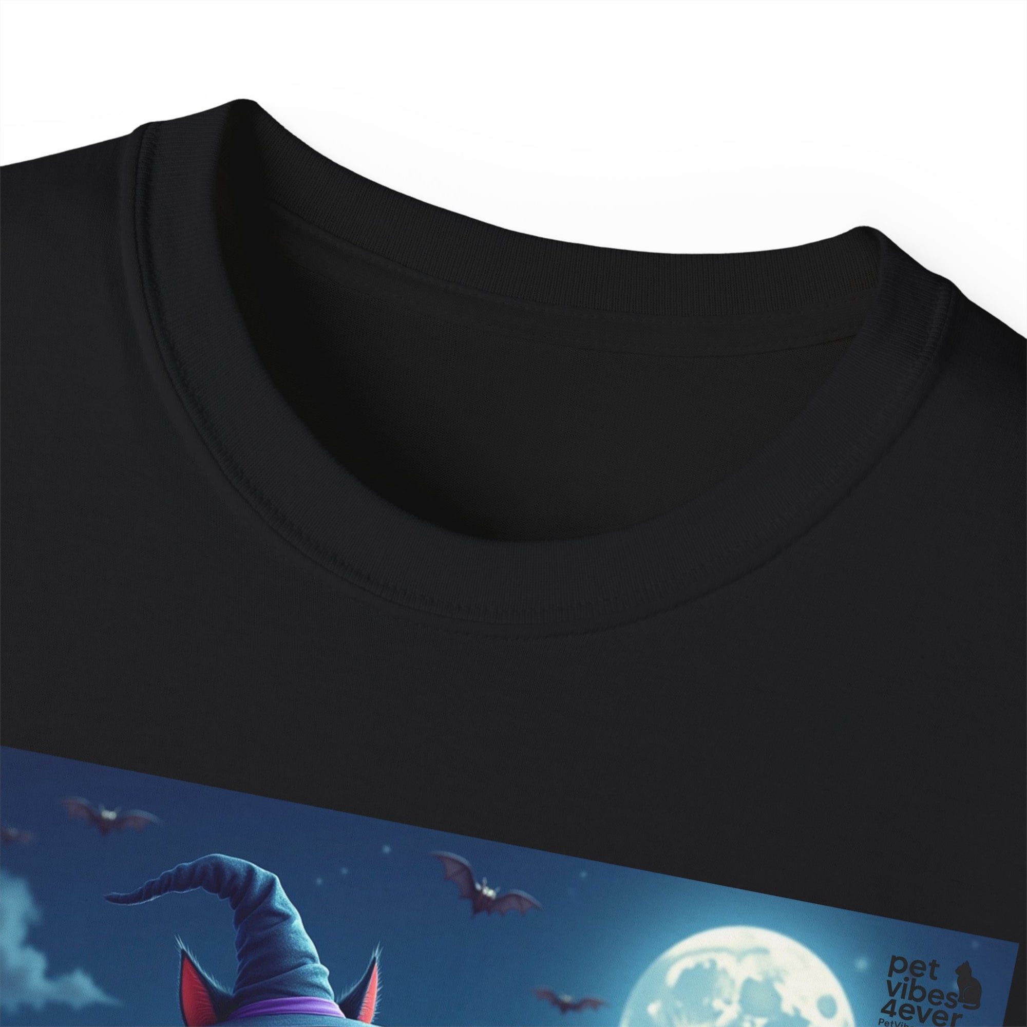 Moonlit Witch Unisex Tee | Spooky Vibes, Halloween Must-Have, Cozy Gift, Comfortable Everyday Wear, Magical Spirit Apparel
