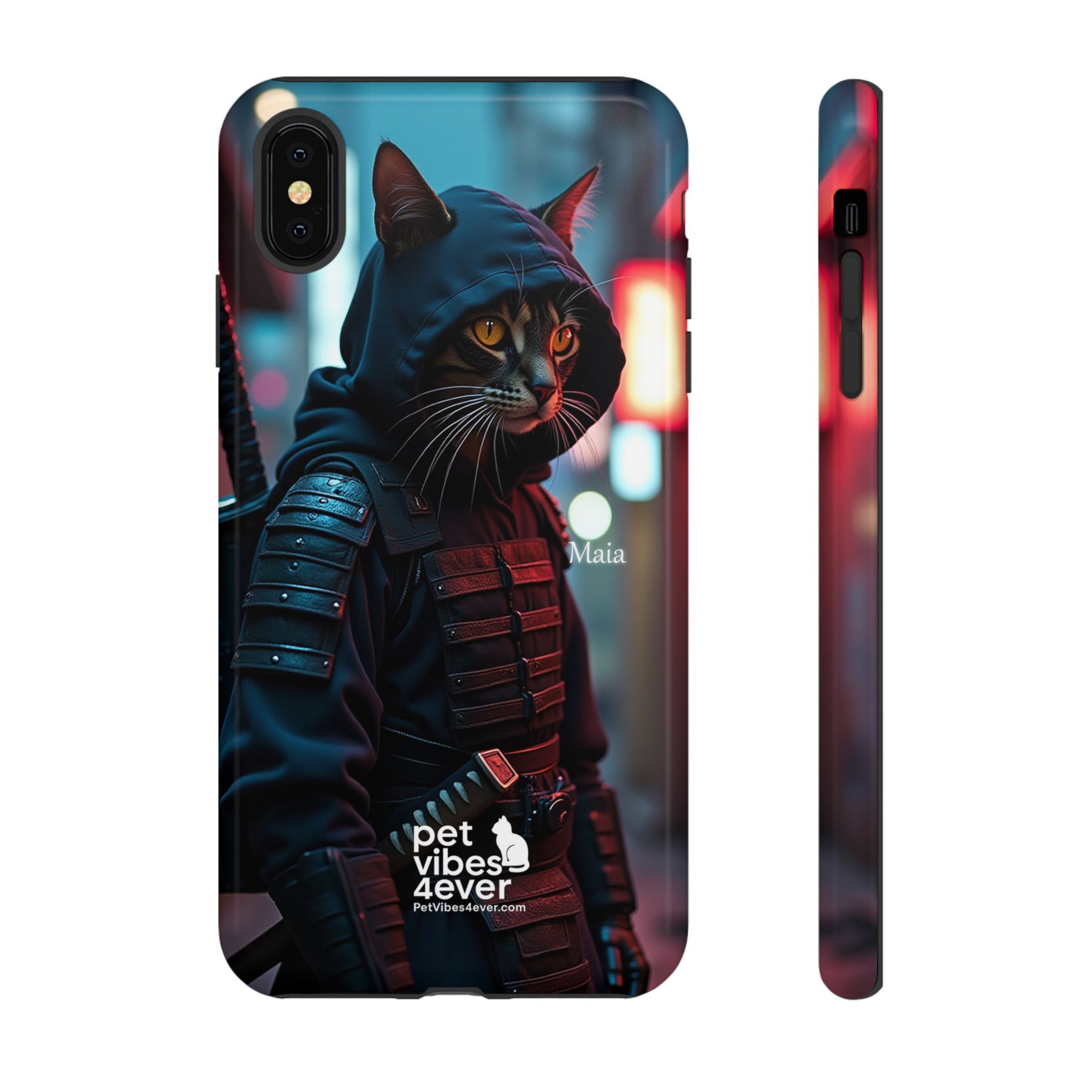 Tough Cases: Cool Cat Phone Case with 'Pet Vibes 4ever', Perfect for Cat Lovers, Unique Gift for Pet Enthusiasts, Fun Phone Accessory, [...]