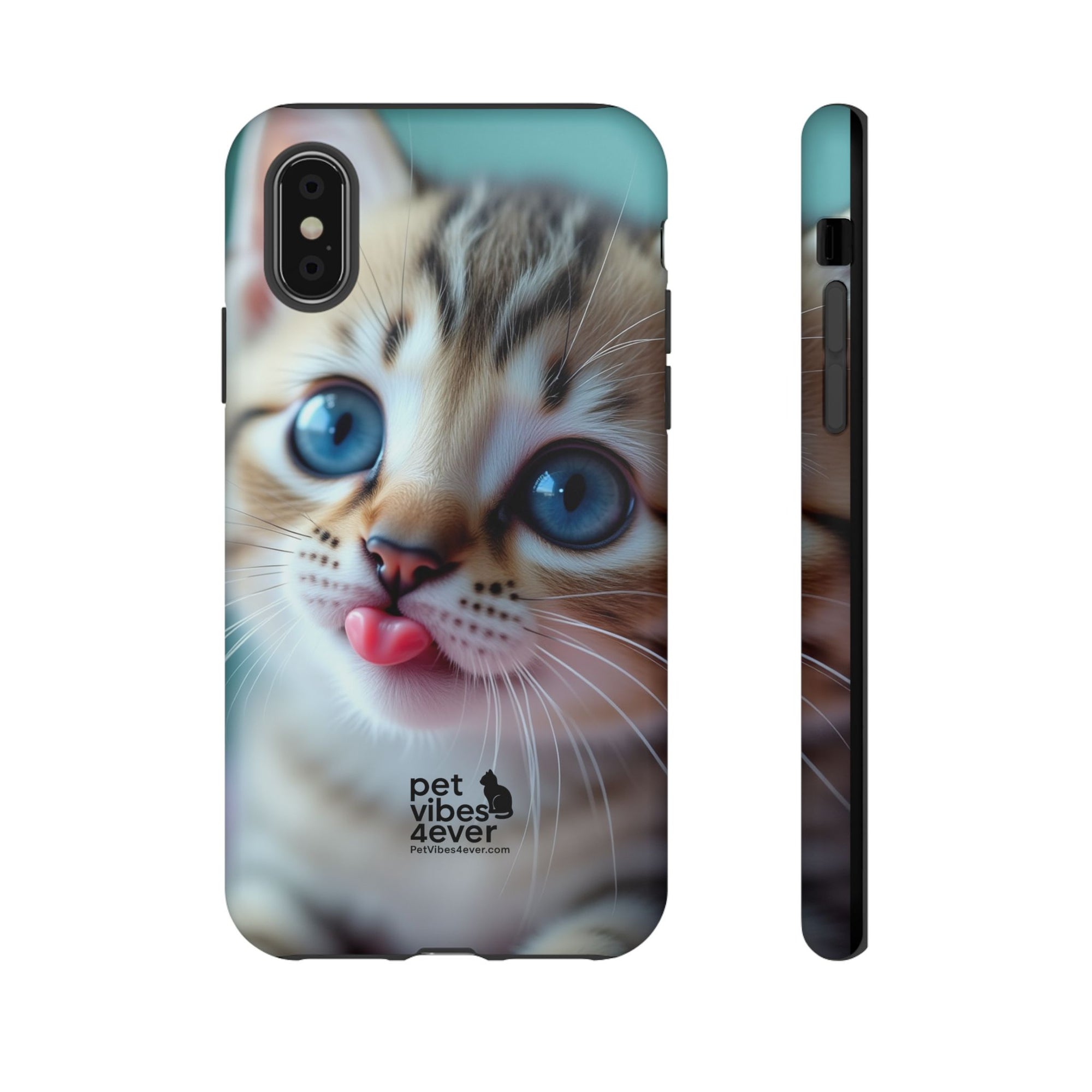 Cute Cat Phone Case, Pet Lover Gift, Funny Animal Protector, Cute Tech Accessories, Cat Mom Gift