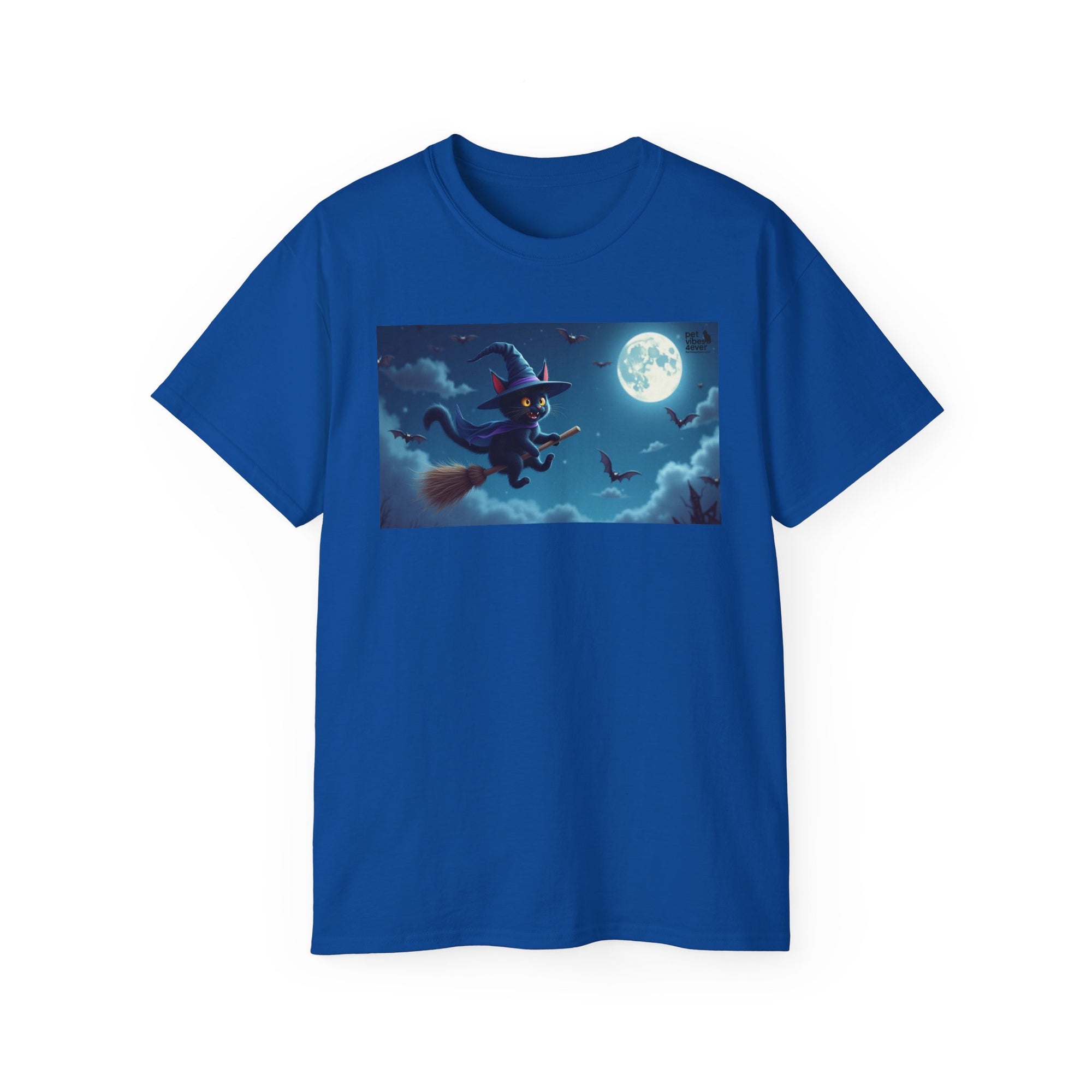 Moonlit Witch Unisex Tee | Spooky Vibes, Halloween Must-Have, Cozy Gift, Comfortable Everyday Wear, Magical Spirit Apparel