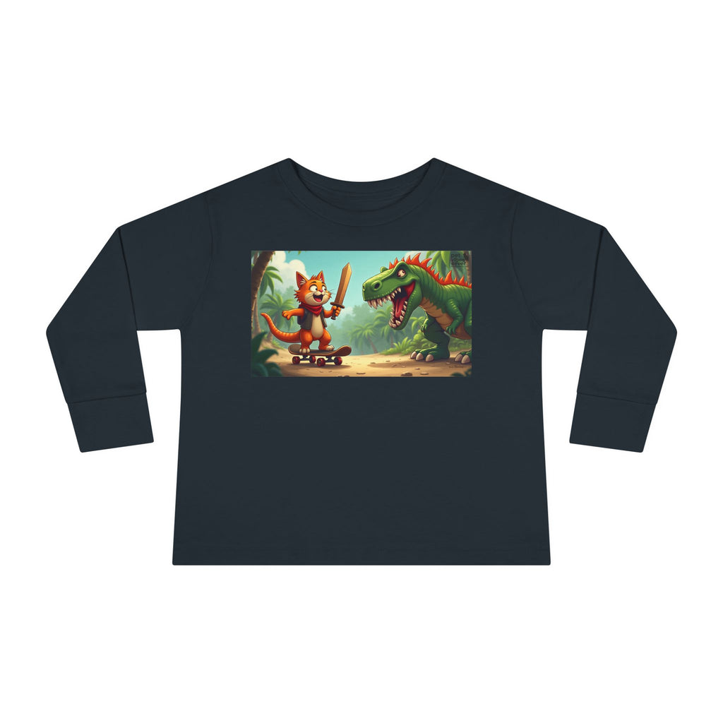 Whimsical Dinosaur Adventure Toddler Long Sleeve Tee - Perfect for Playdates, Birthdays, Family Outings, and Everyday Fun, Kids' [...]