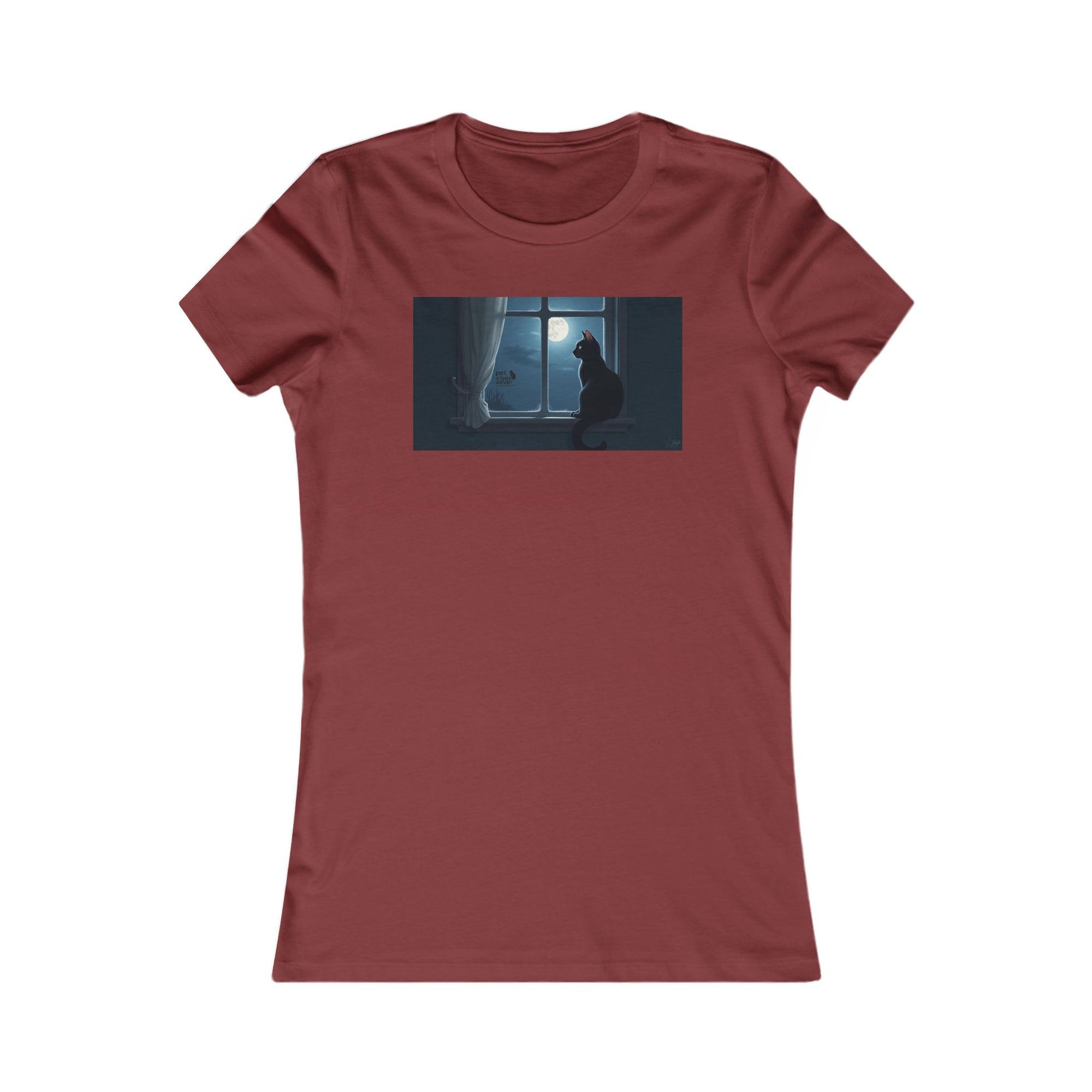 Dreamy Cat Tee - Cozy Women's T-Shirt, Cat Lover Gift, Minimalist Art, Casual Weekend Wear, Gift for Her